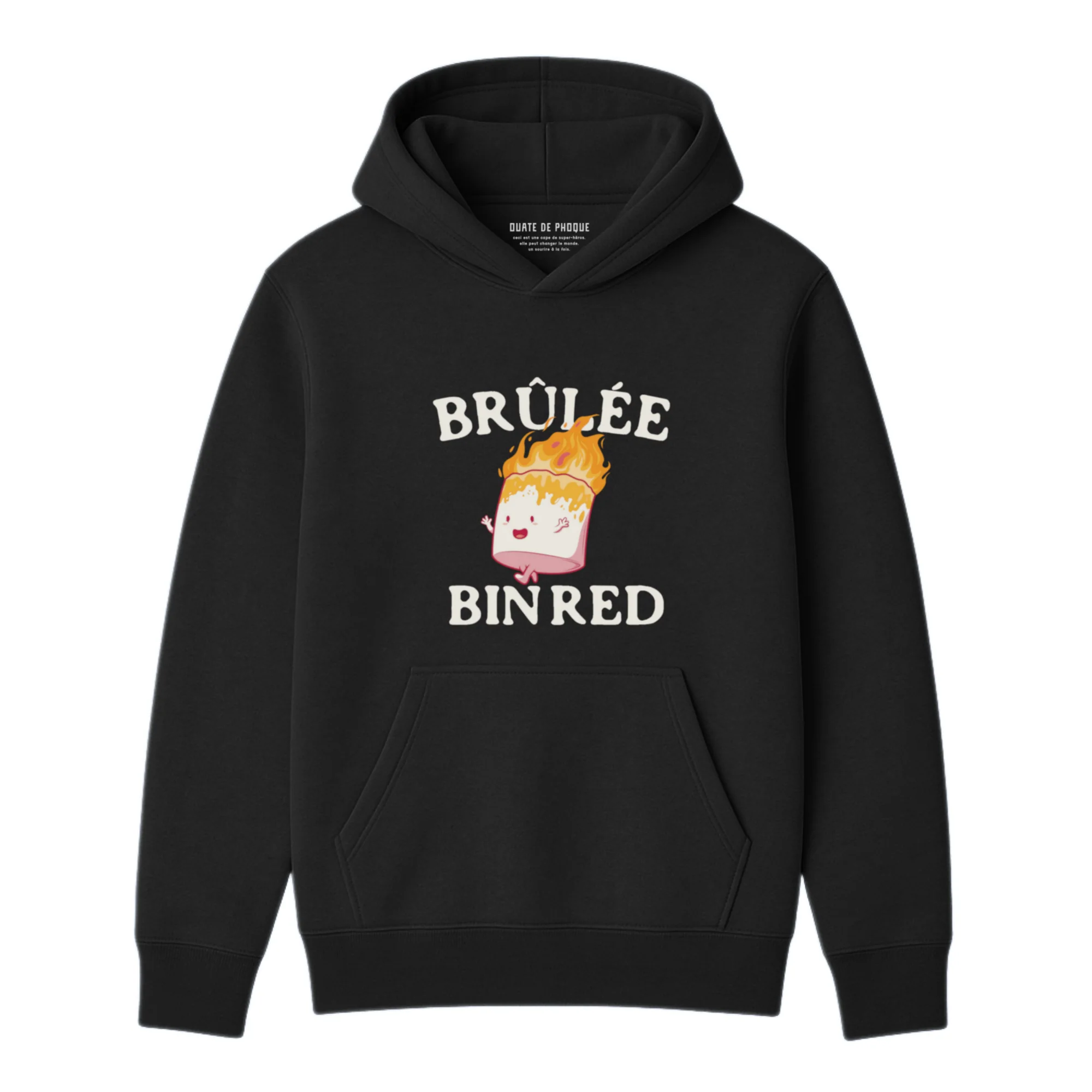 Hoodie Brûlée Bin Red - Image 2