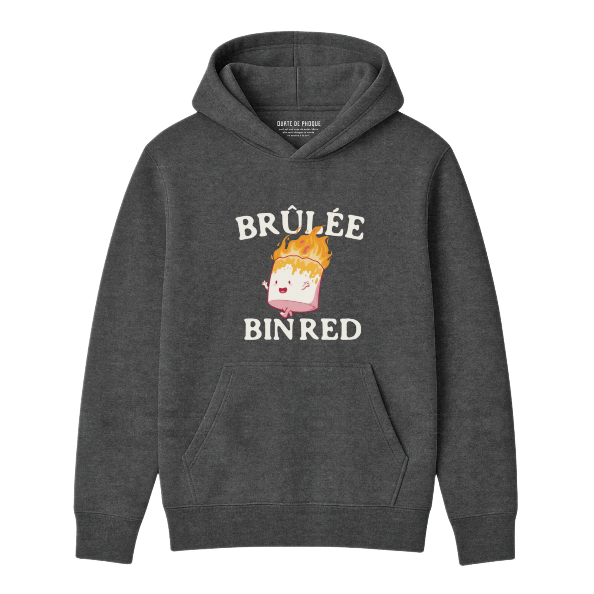 Hoodie Brûlée Bin Red - Image 3