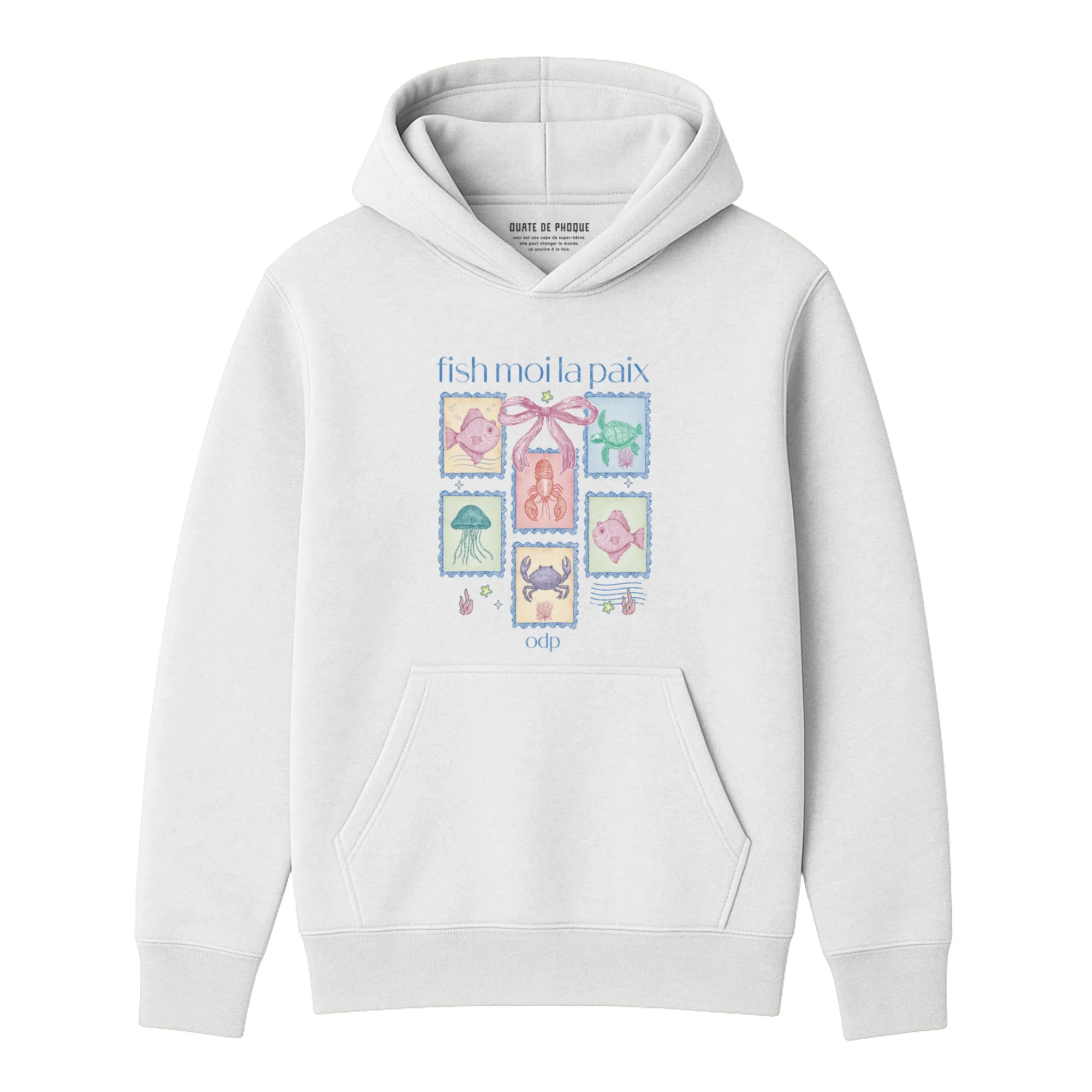 Hoodie Fish Moi La Paix - Image 3