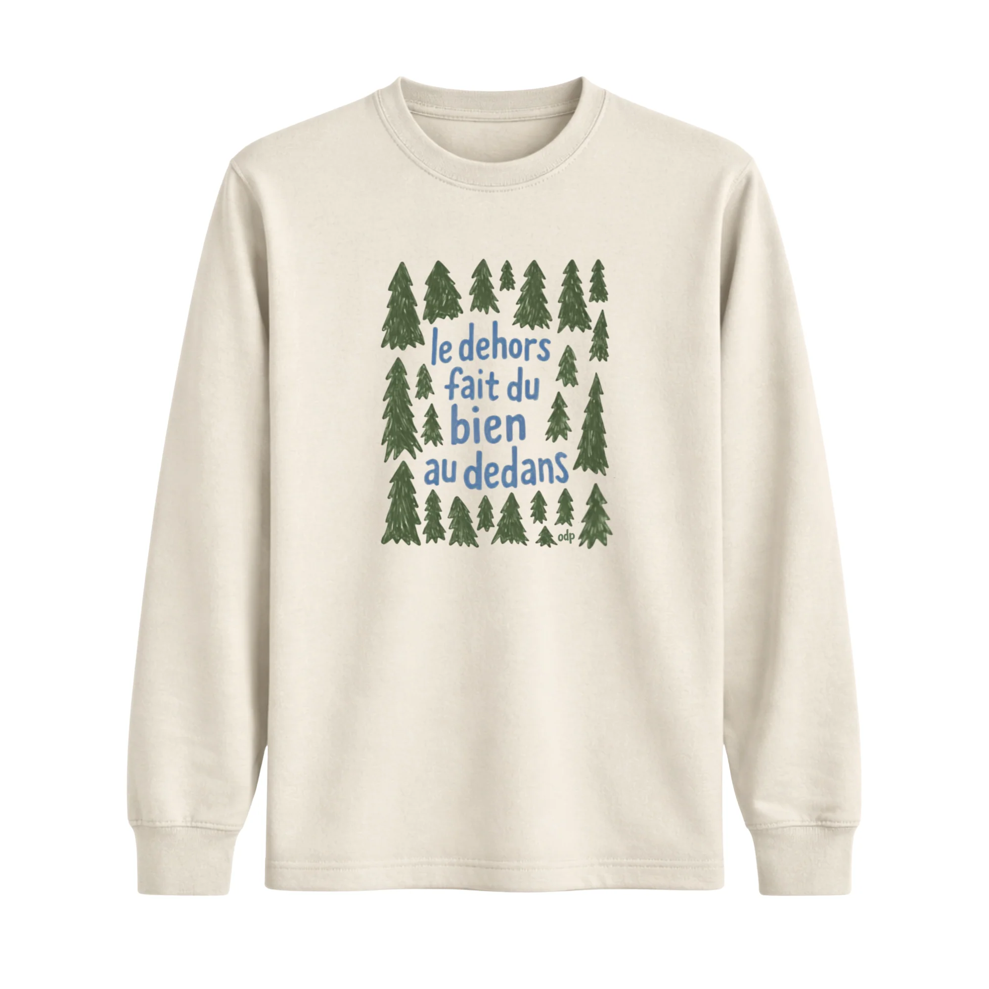 Longsleeve Dehors Dedans Sapins