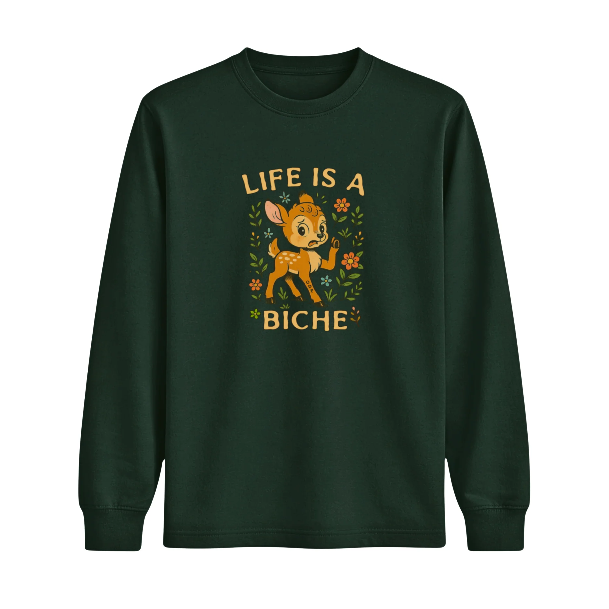 Longsleeve Life Is A Biche - Image 2