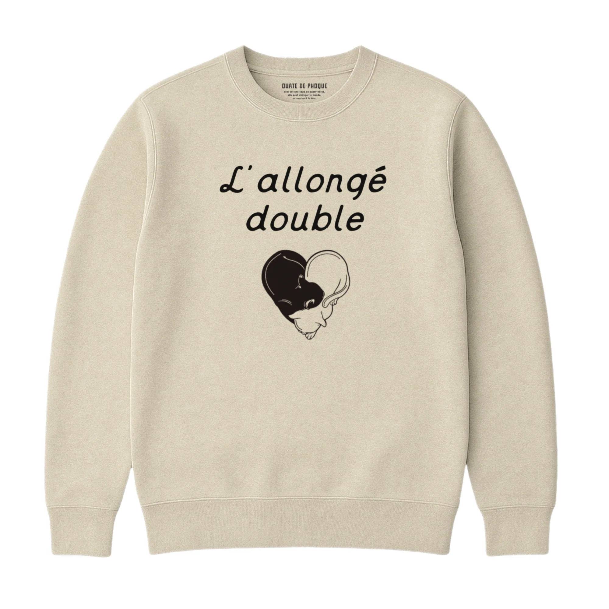Sweatshirt Allongé Double