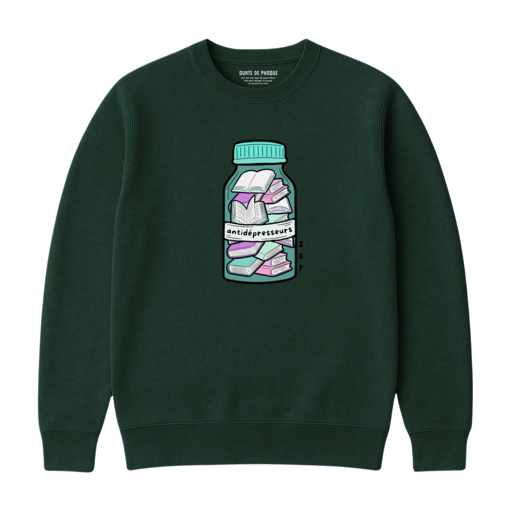 Sweatshirt Antidépresseurs Livres