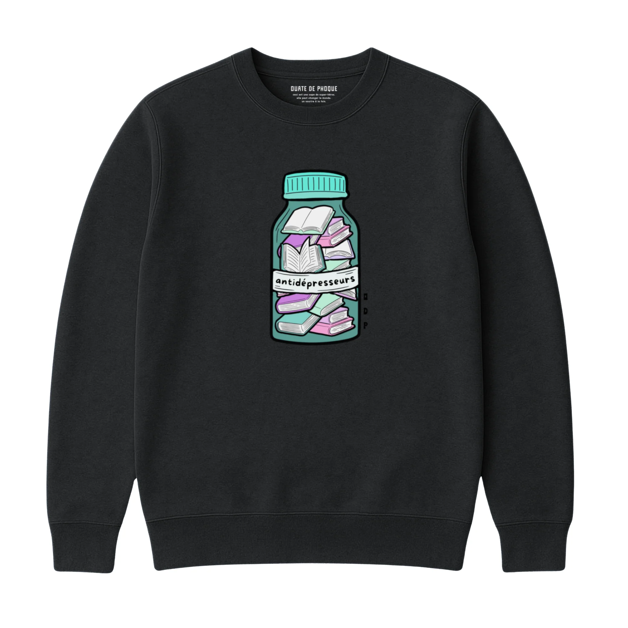 Sweatshirt Antidépresseurs Livres - Image 2
