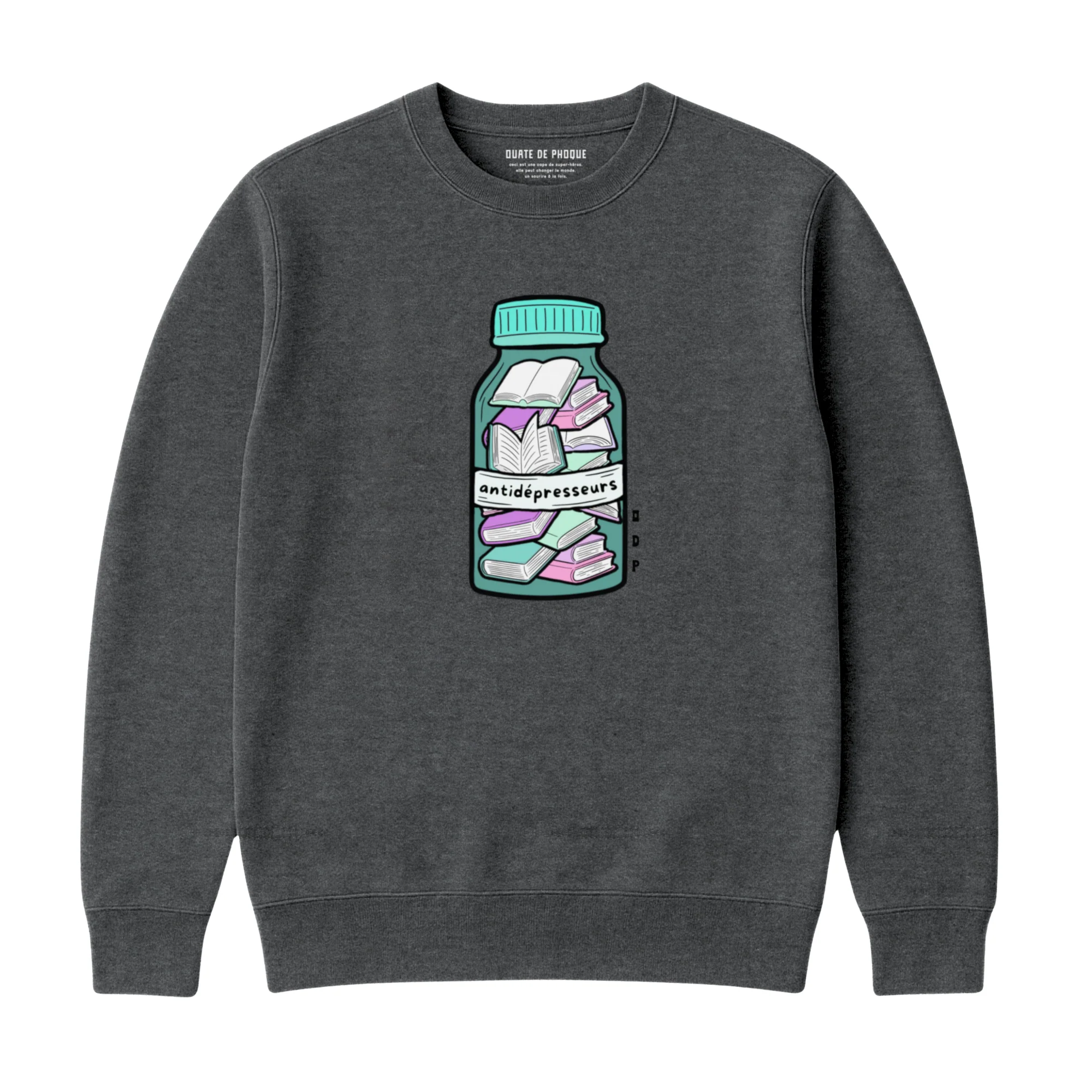 Sweatshirt Antidépresseurs Livres - Image 3