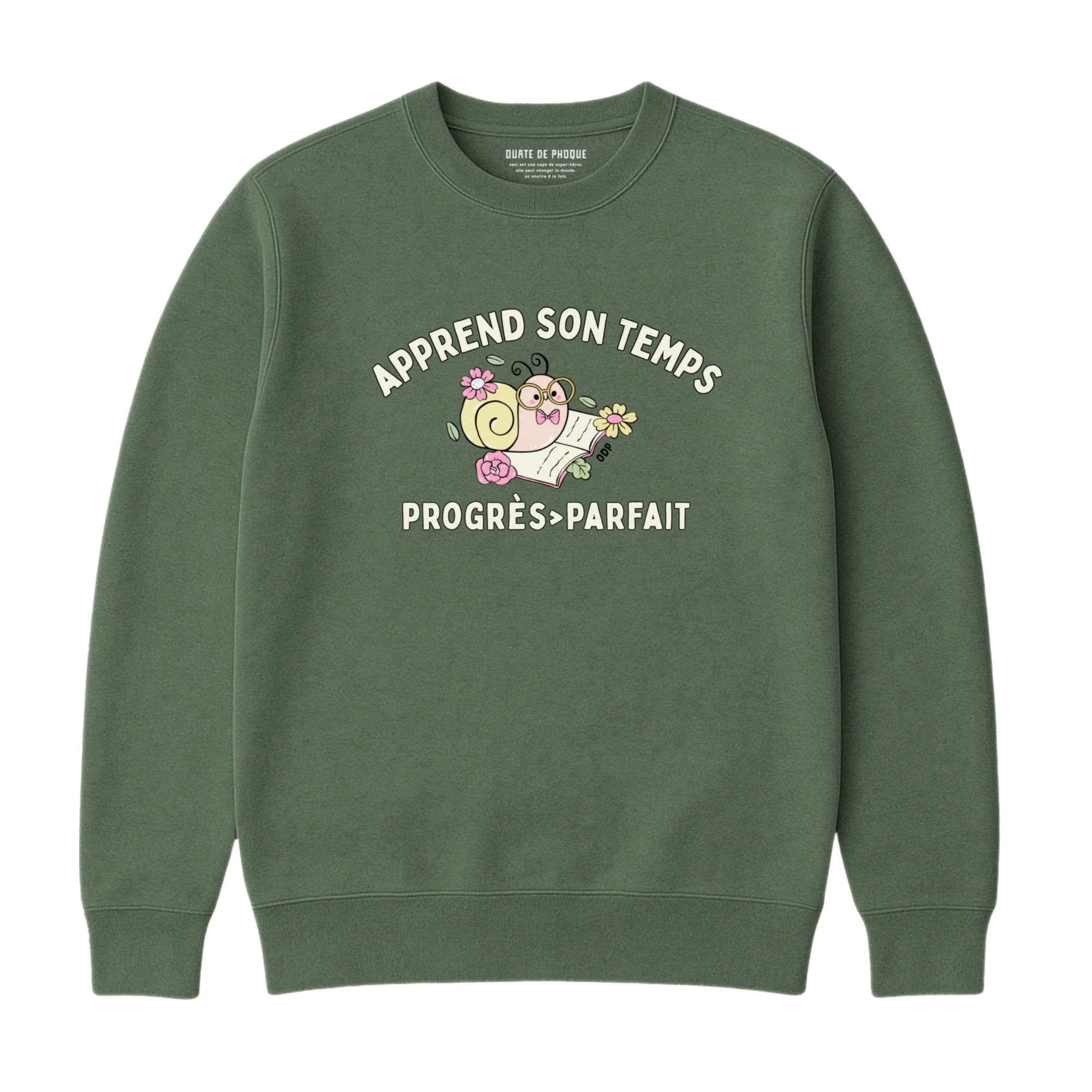 Sweatshirt Apprend Son Temps