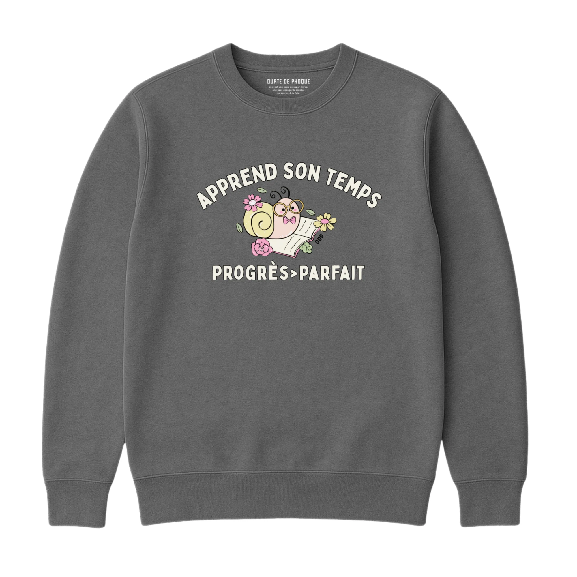 Sweatshirt Apprend Son Temps - Image 3