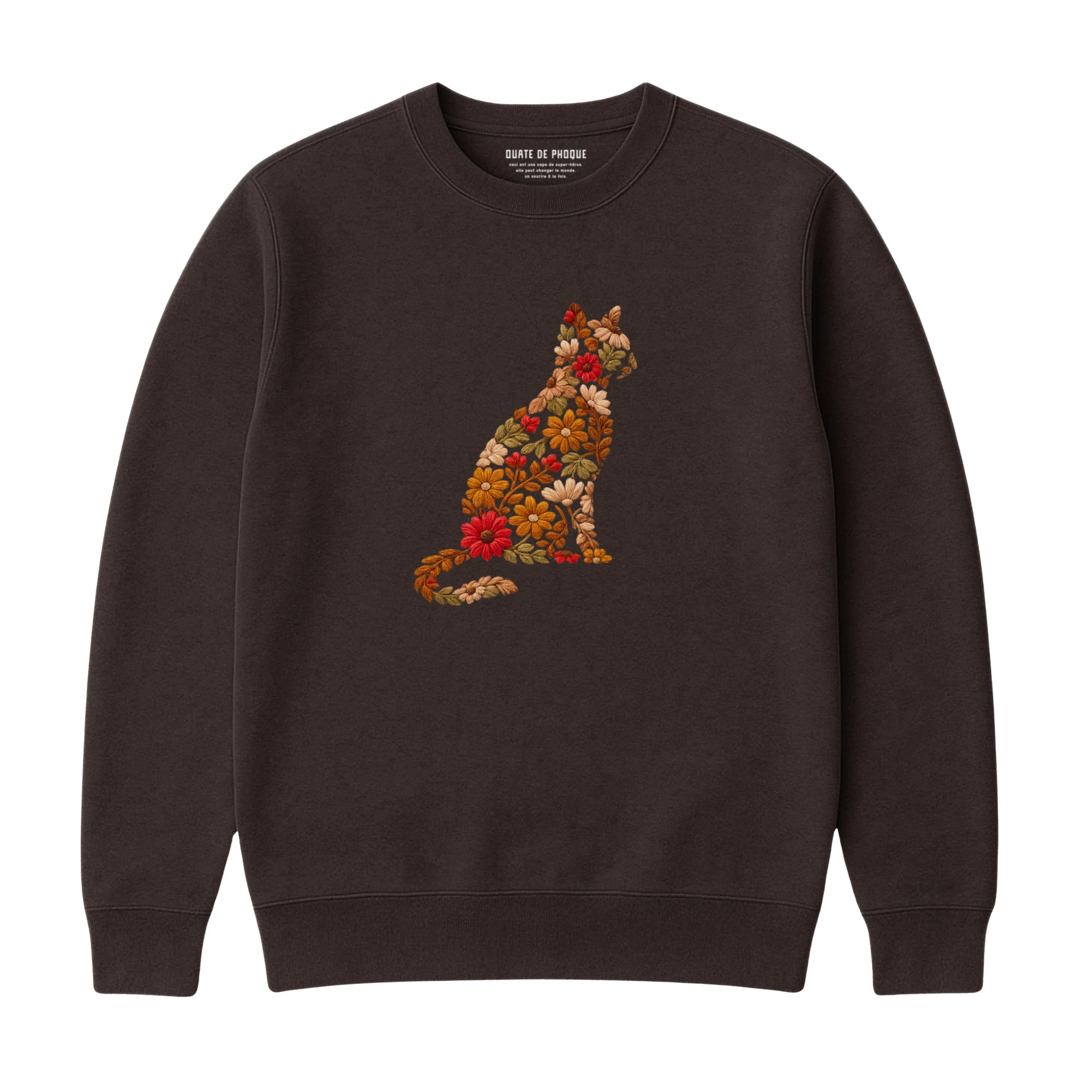 Sweatshirt Chat De Fleurs - Image 2