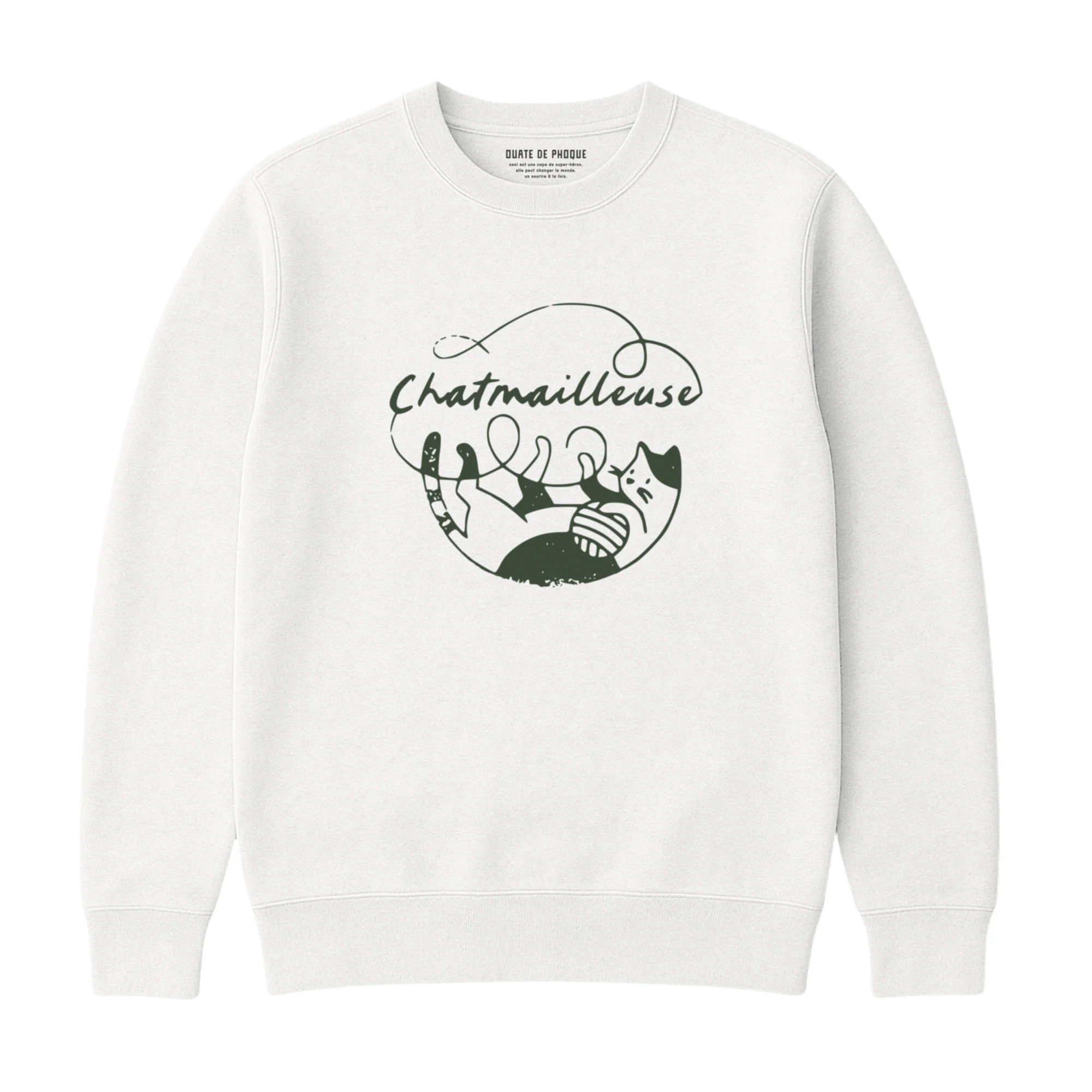 Sweatshirt Chatmailleuse