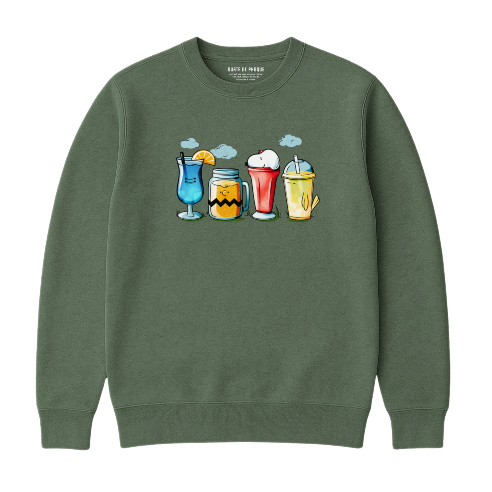 Sweatshirt Cocktails Snoopy - Image 2