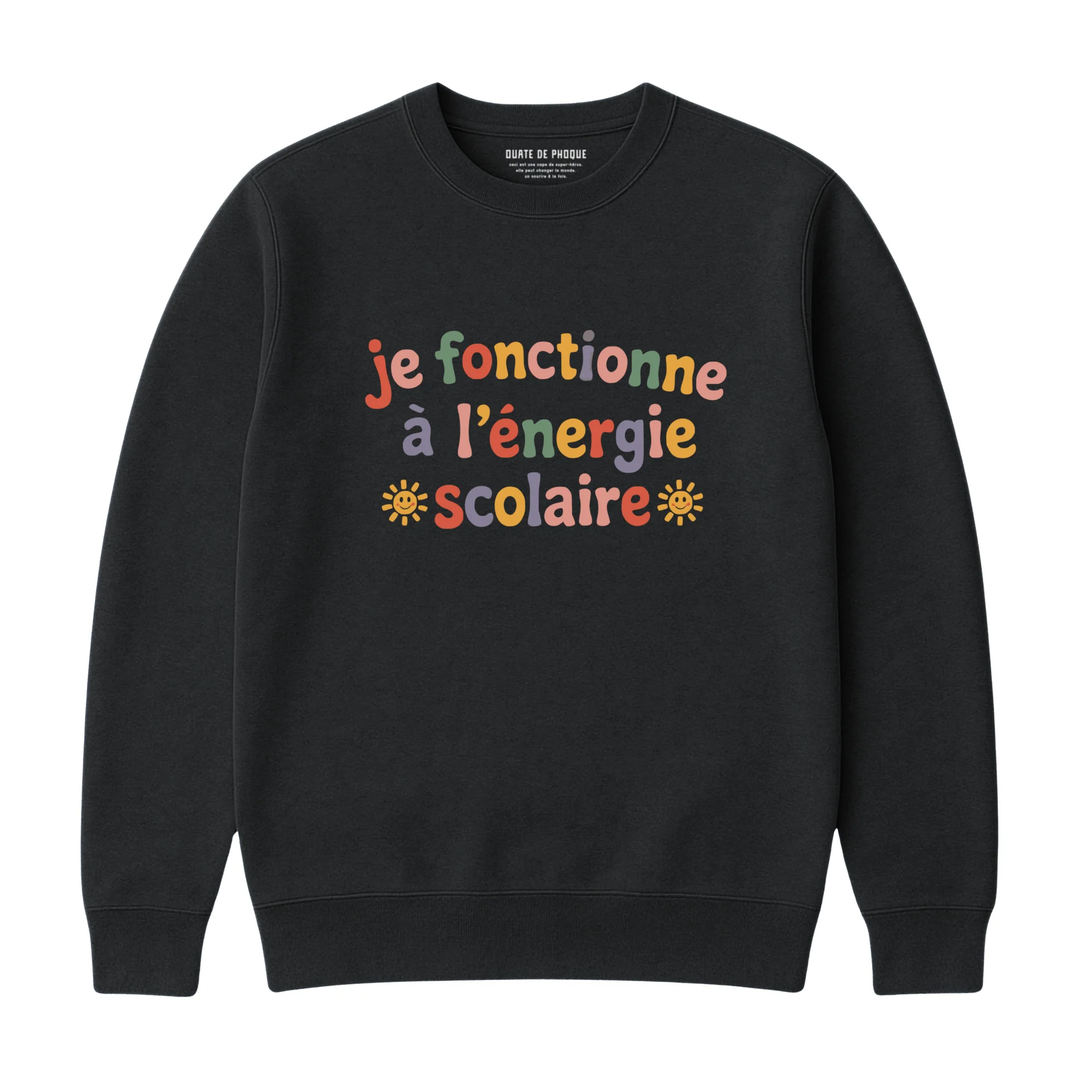 Sweatshirt Énergie Scolaire
