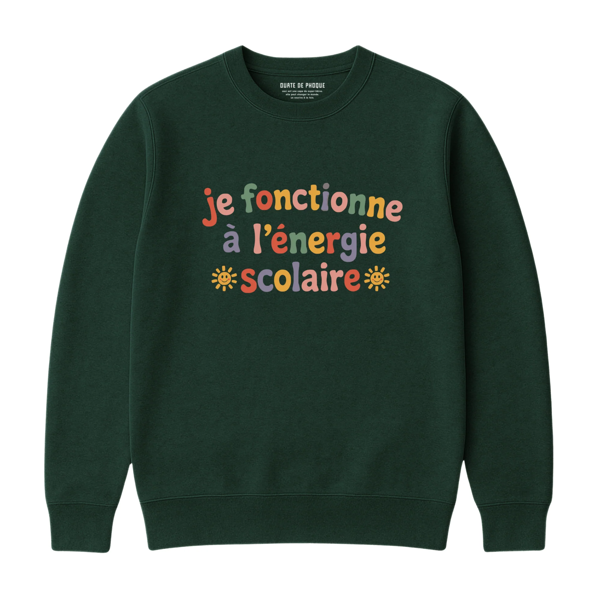 Sweatshirt Énergie Scolaire - Image 2