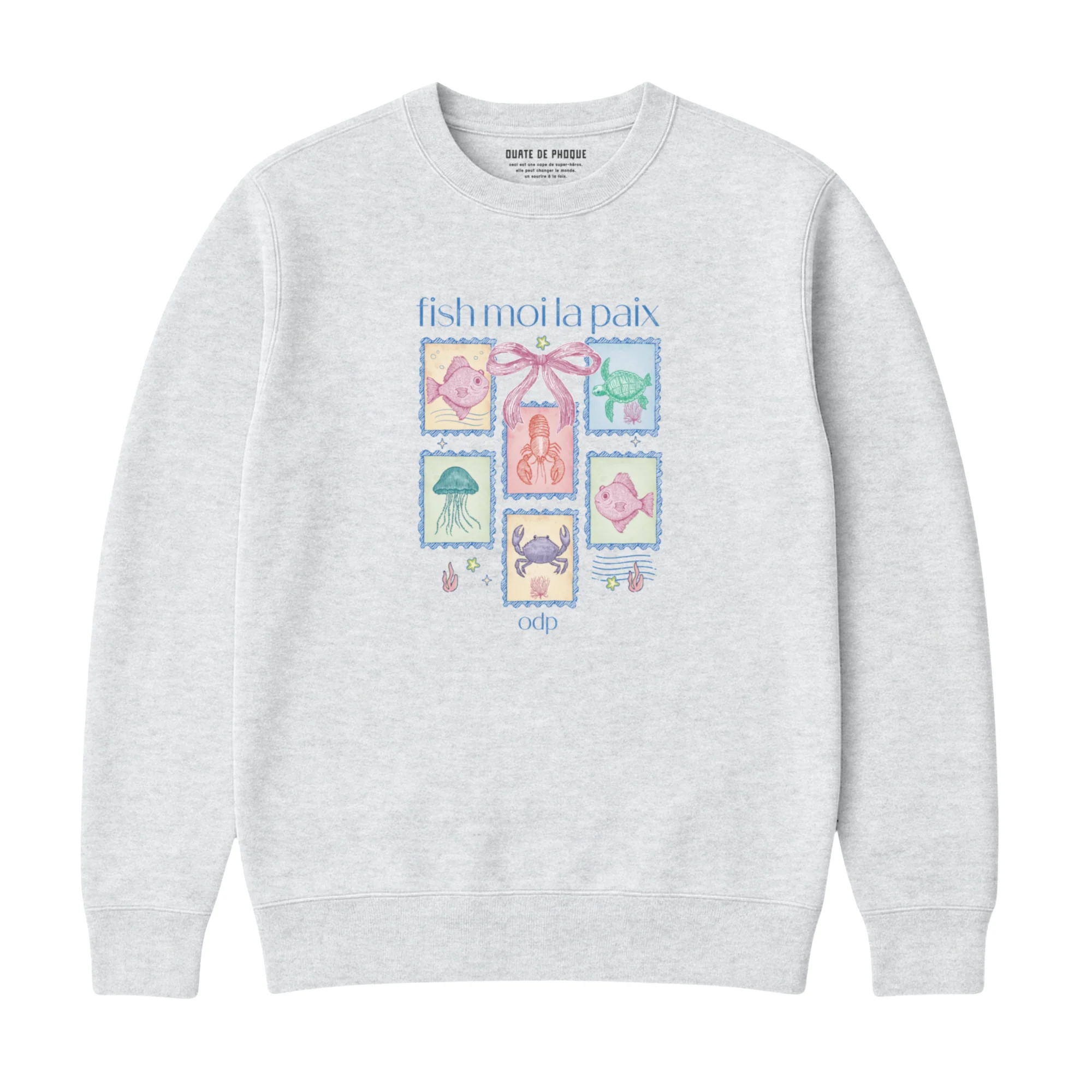 Sweatshirt Fish Moi La Paix - Image 2