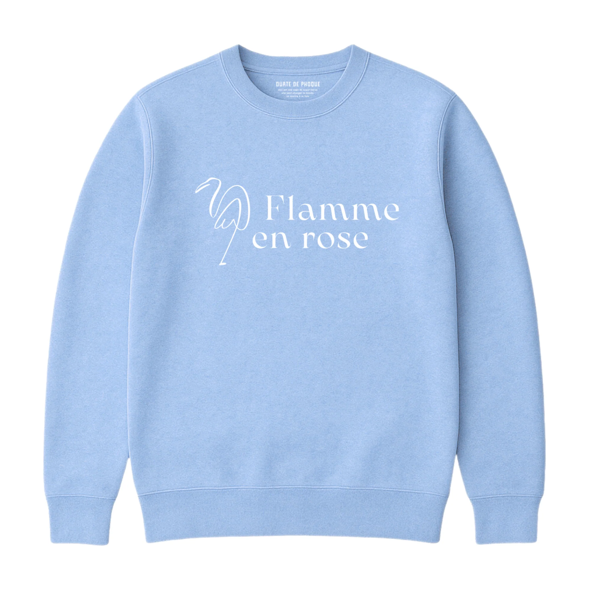 Sweatshirt Flamme En Rose - Image 2