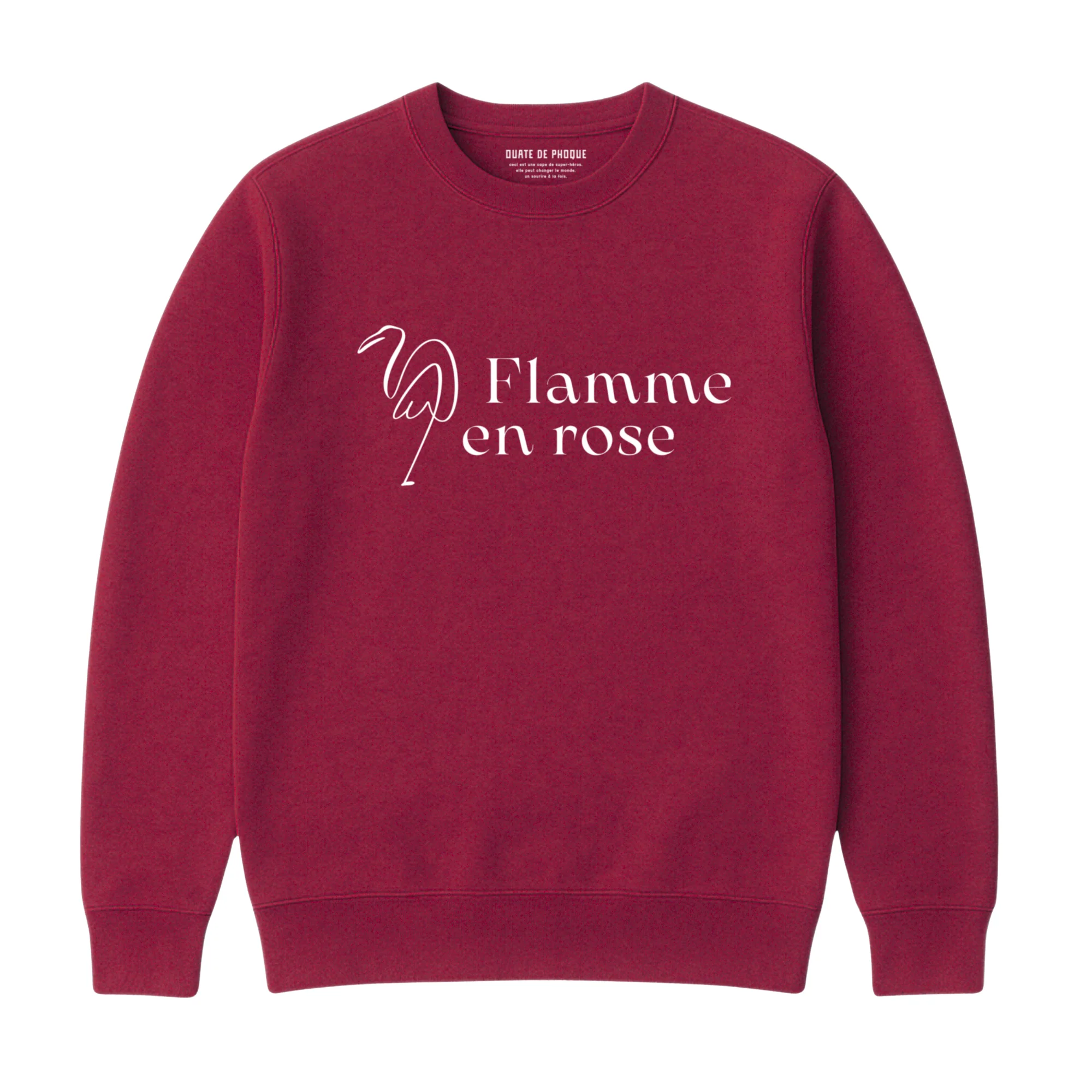 Sweatshirt Flamme En Rose - Image 3