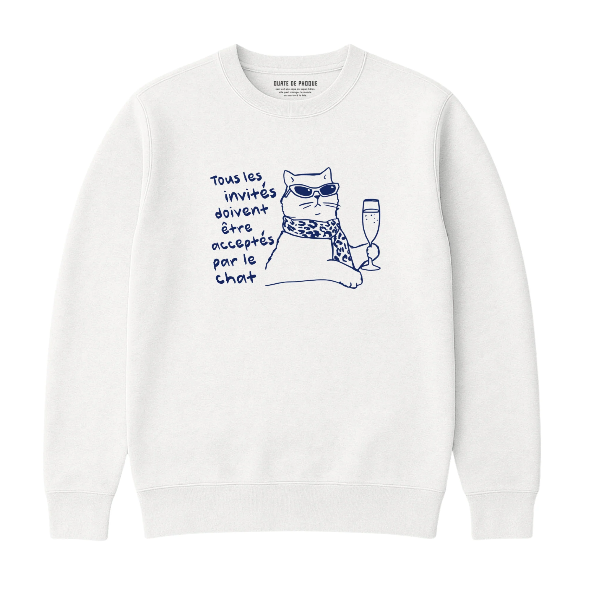 Sweatshirt Invités Chat - Image 3
