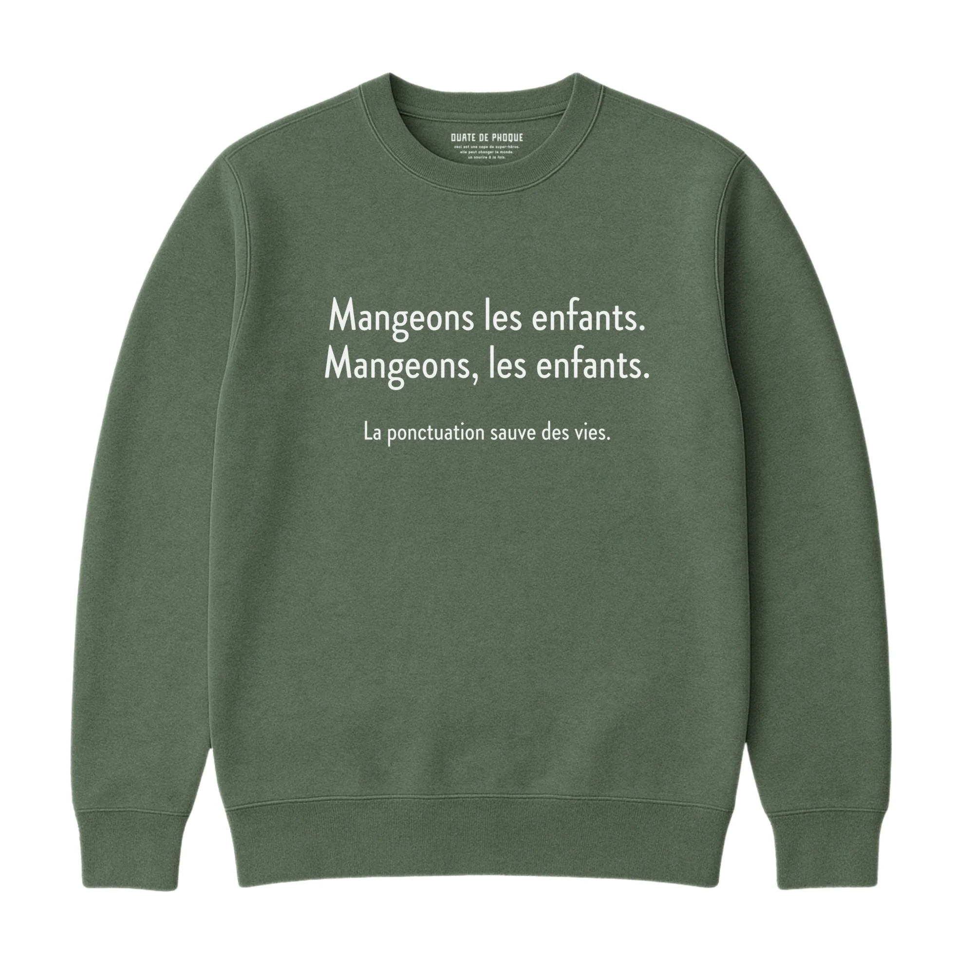 Sweatshirt Mangeons Les Enfants - Image 2