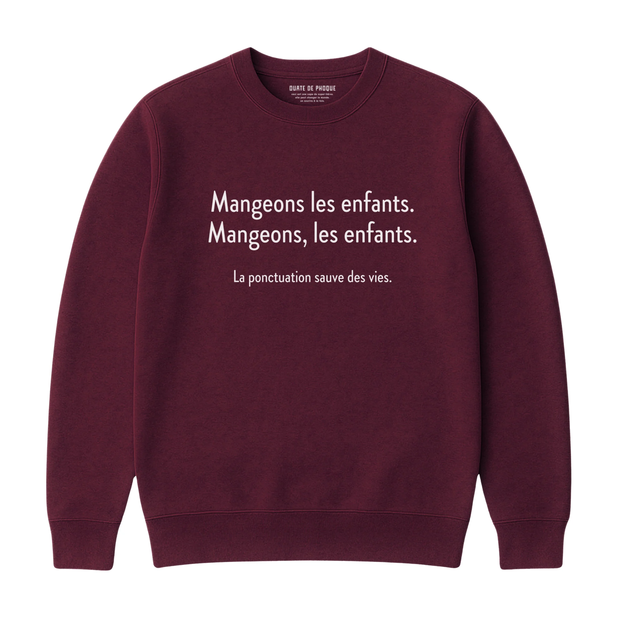 Sweatshirt Mangeons Les Enfants - Image 3