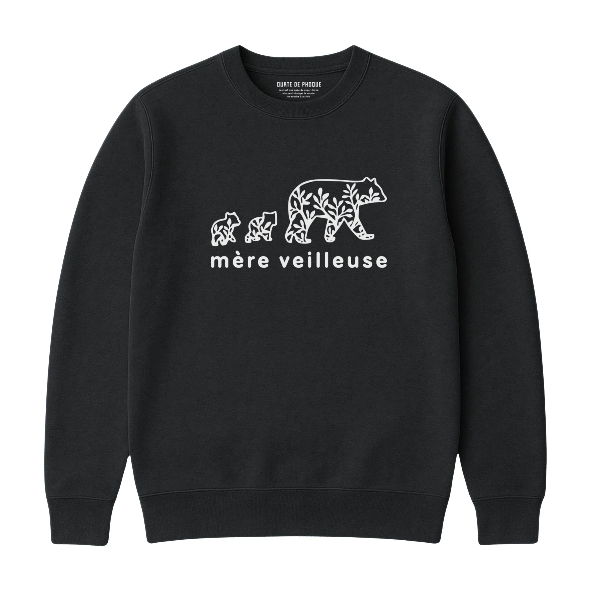 Sweatshirt Mère Veilleuse Ours - Image 2