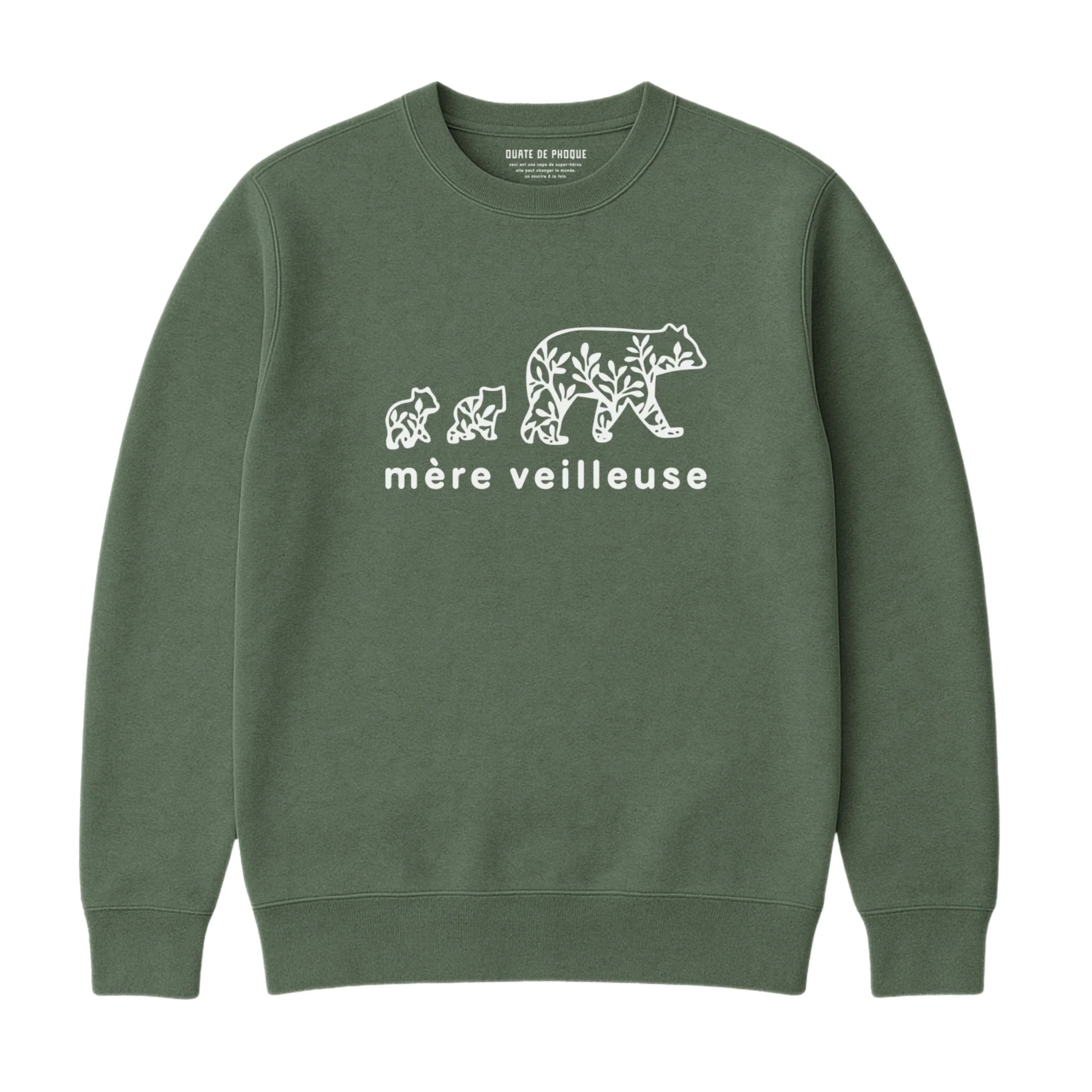 Sweatshirt Mère Veilleuse Ours - Image 3