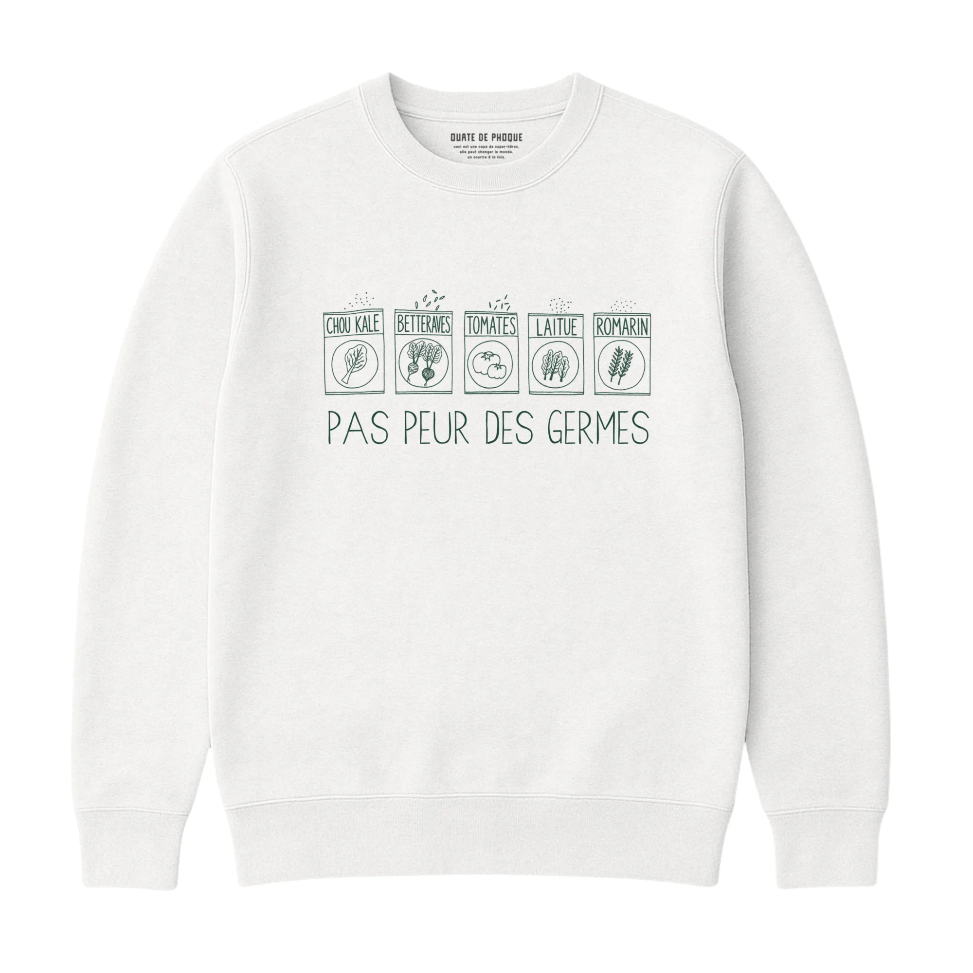 Sweatshirt Pas Peur Des Germes - Image 2