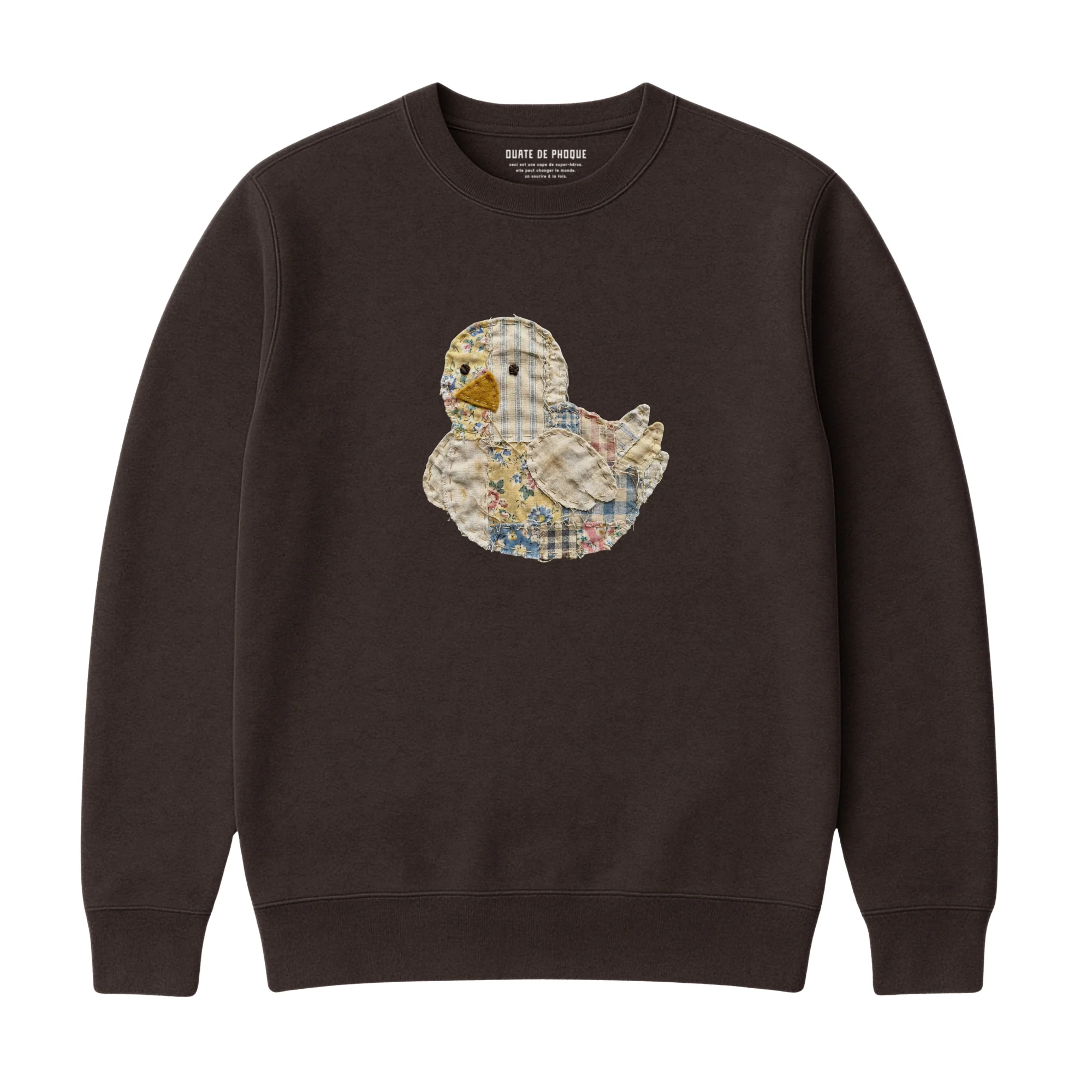 Sweatshirt Poussin Effet Patch - Image 2