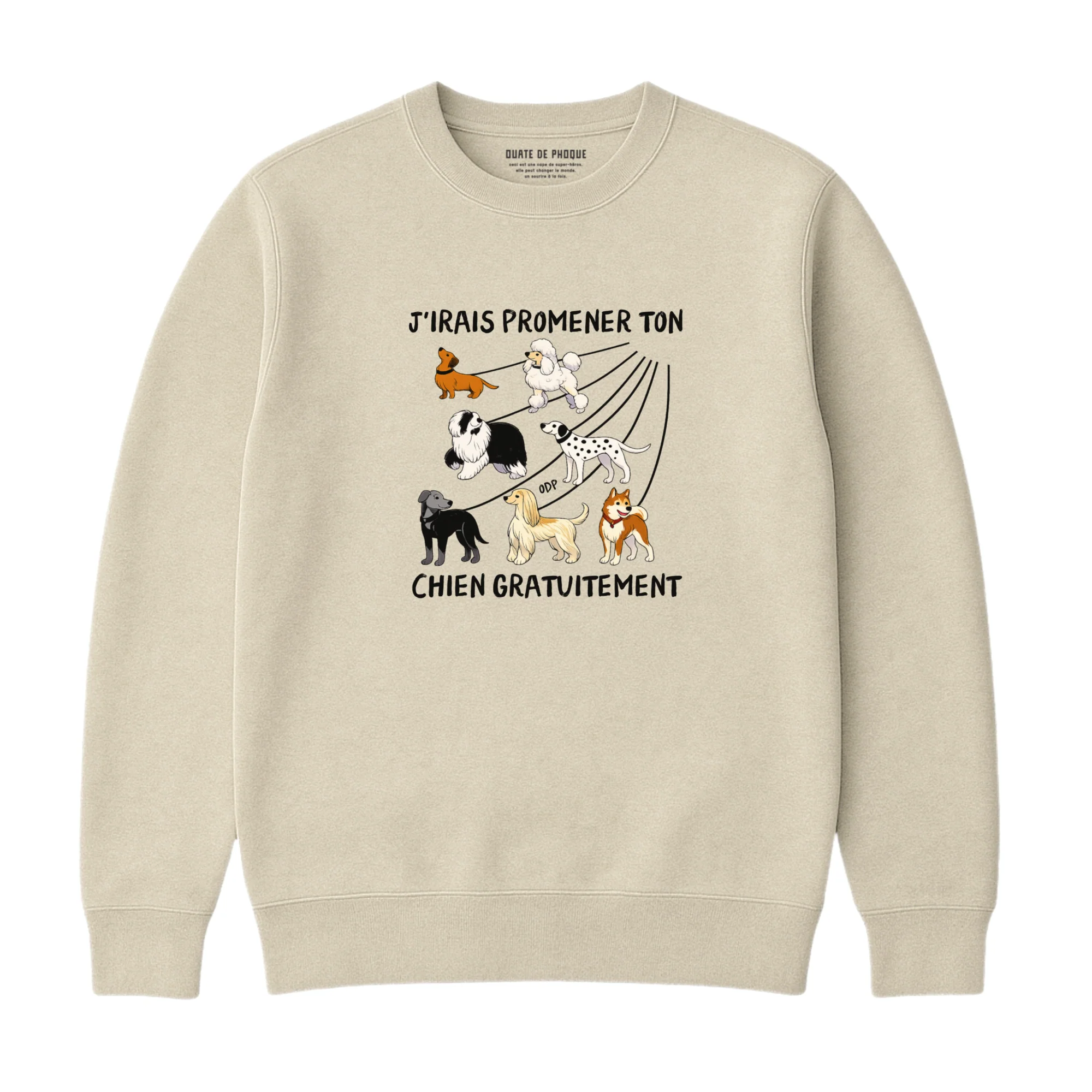 Sweatshirt Promener Ton Chien