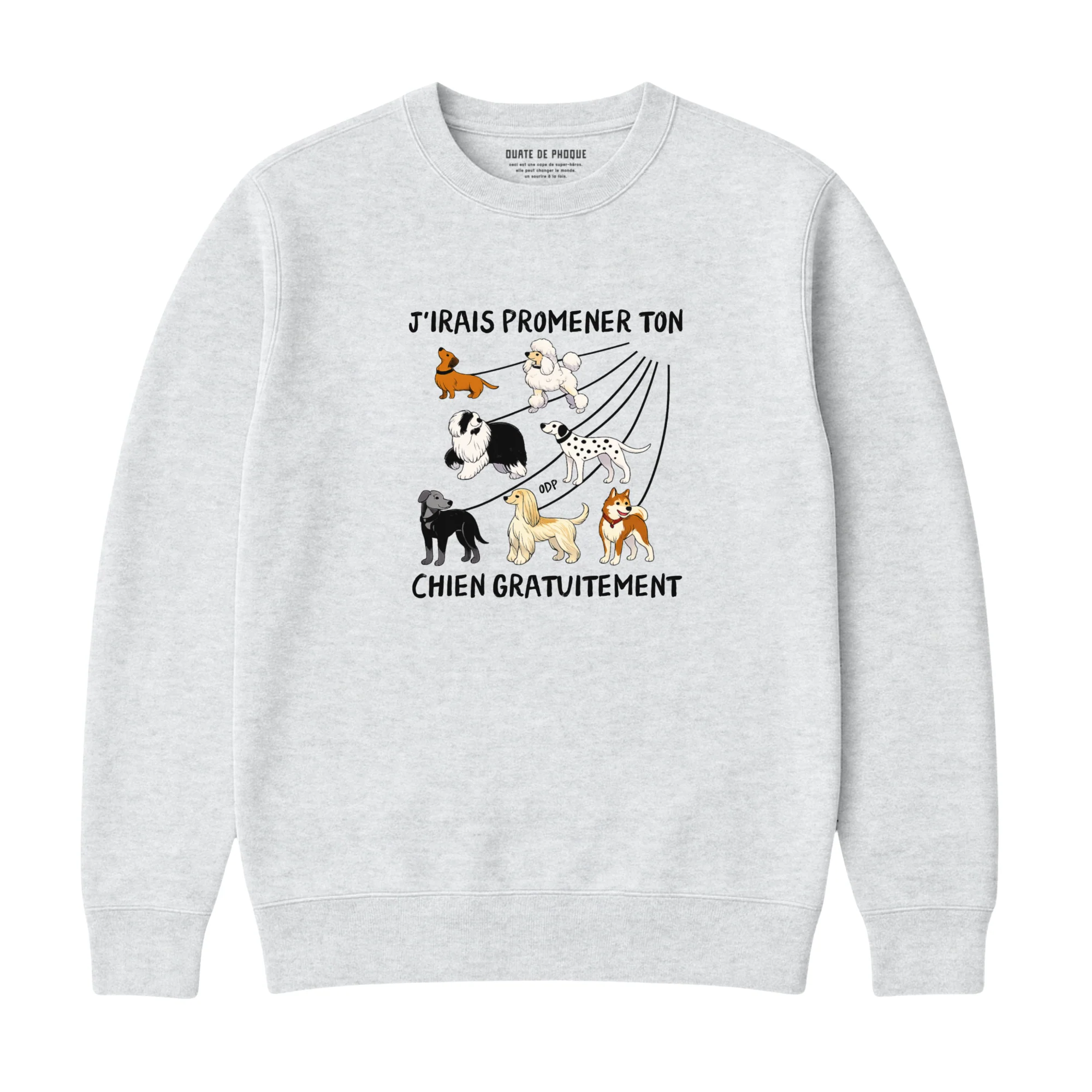 Sweatshirt Promener Ton Chien - Image 2