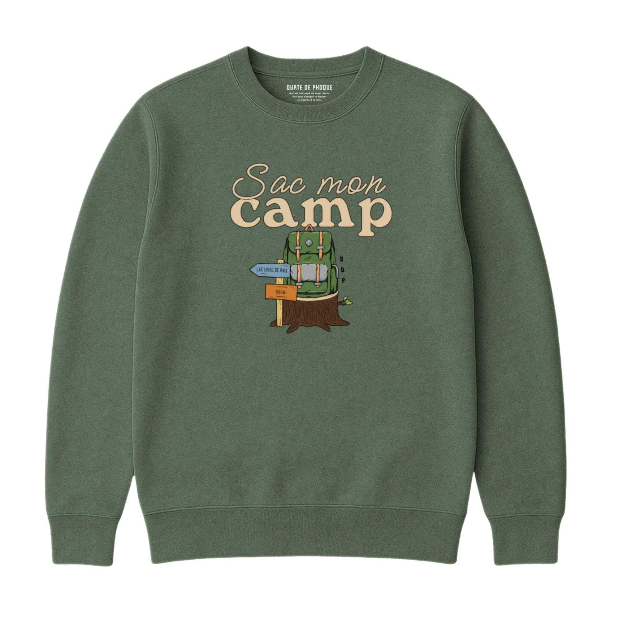 Sweatshirt Sac Mon Camp