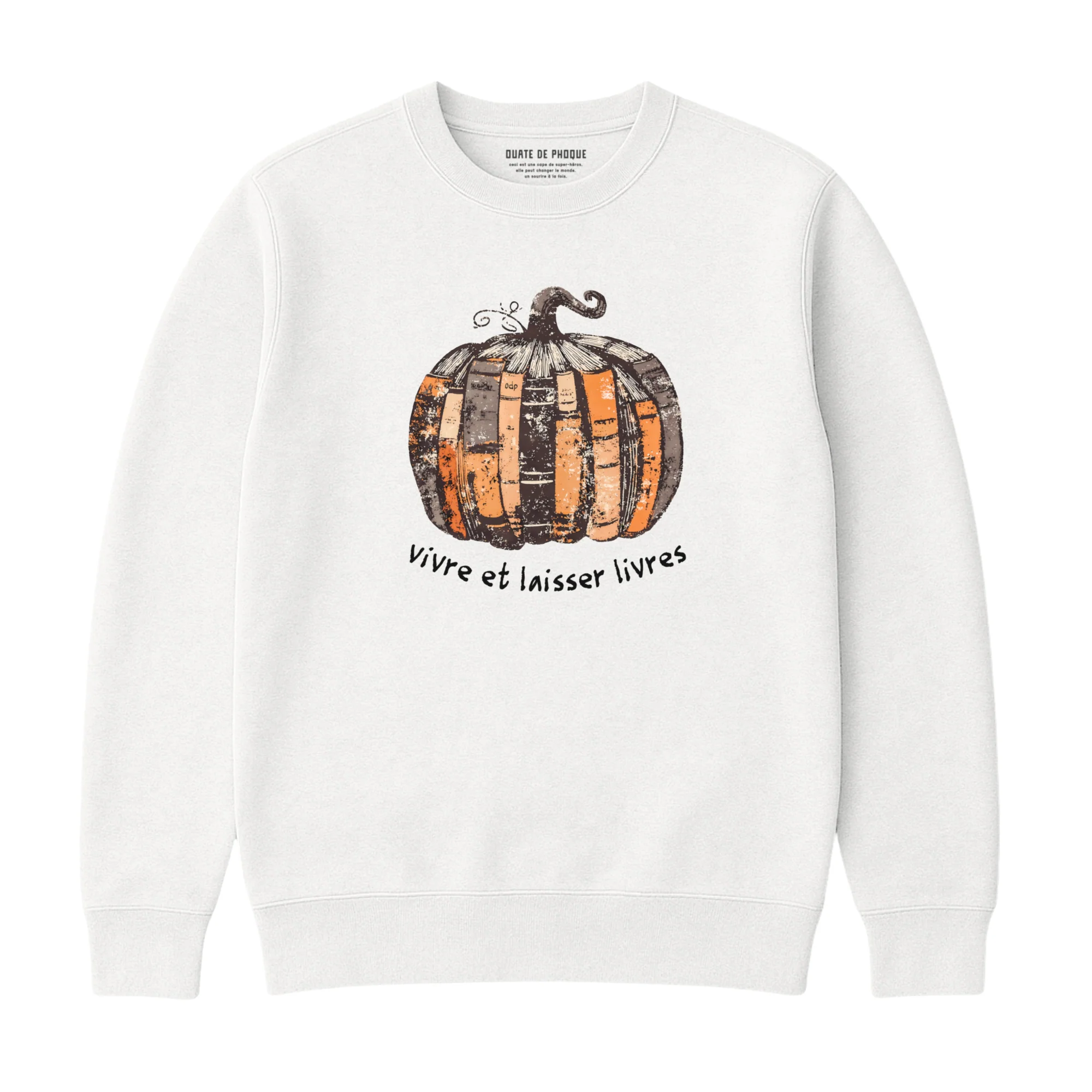 Sweatshirt Vivre Laisser Livres - Image 3