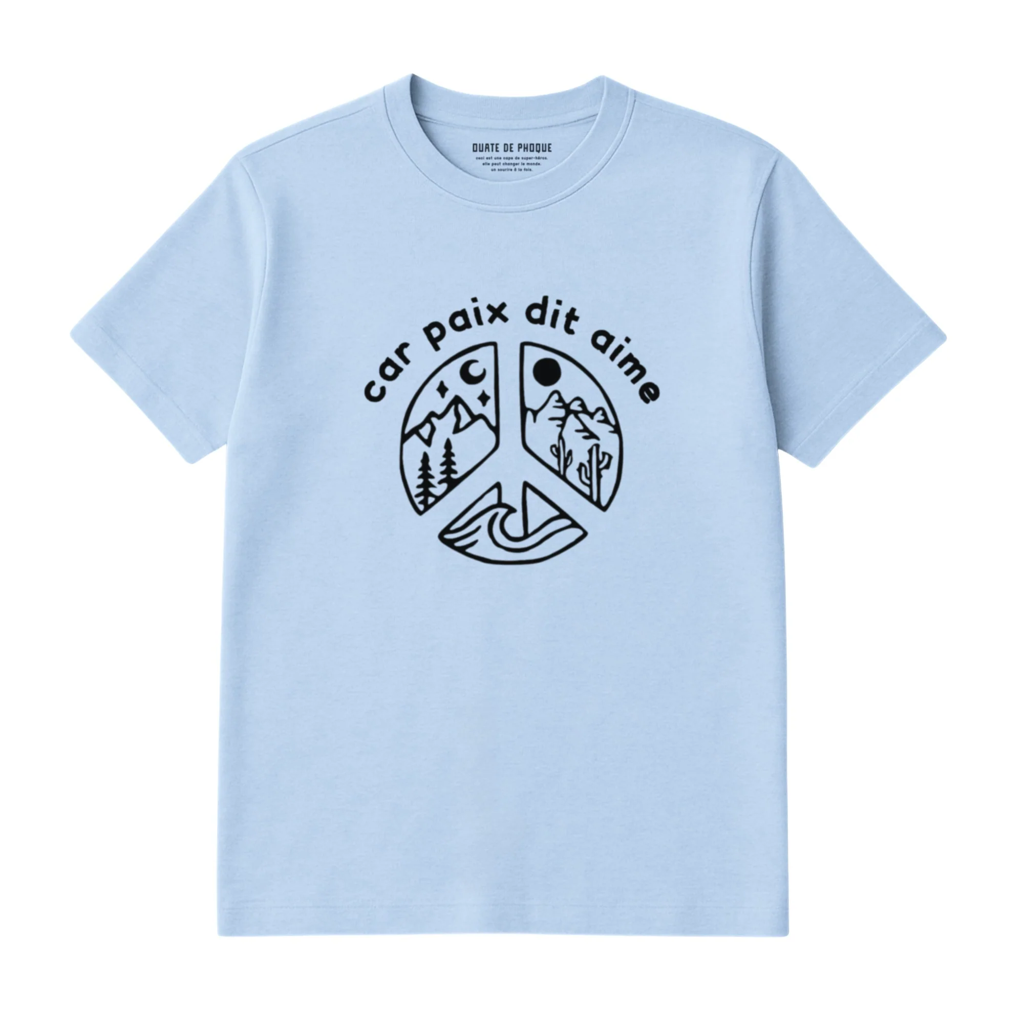 T-Shirt Car Paix Dit Aime - Image 2
