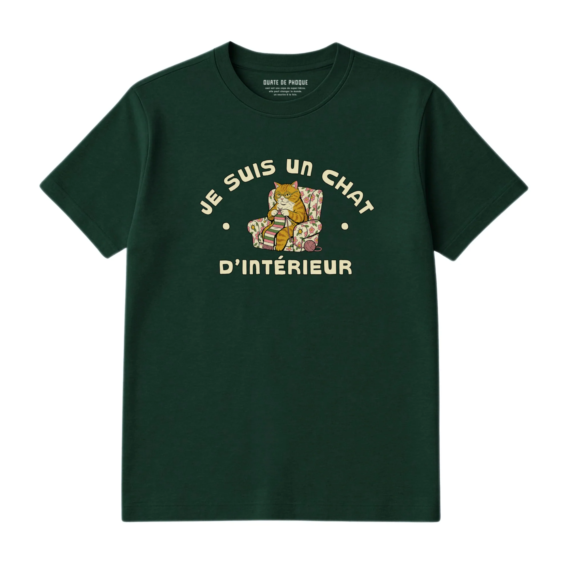 T-Shirt Chat D'intérieur - Image 3