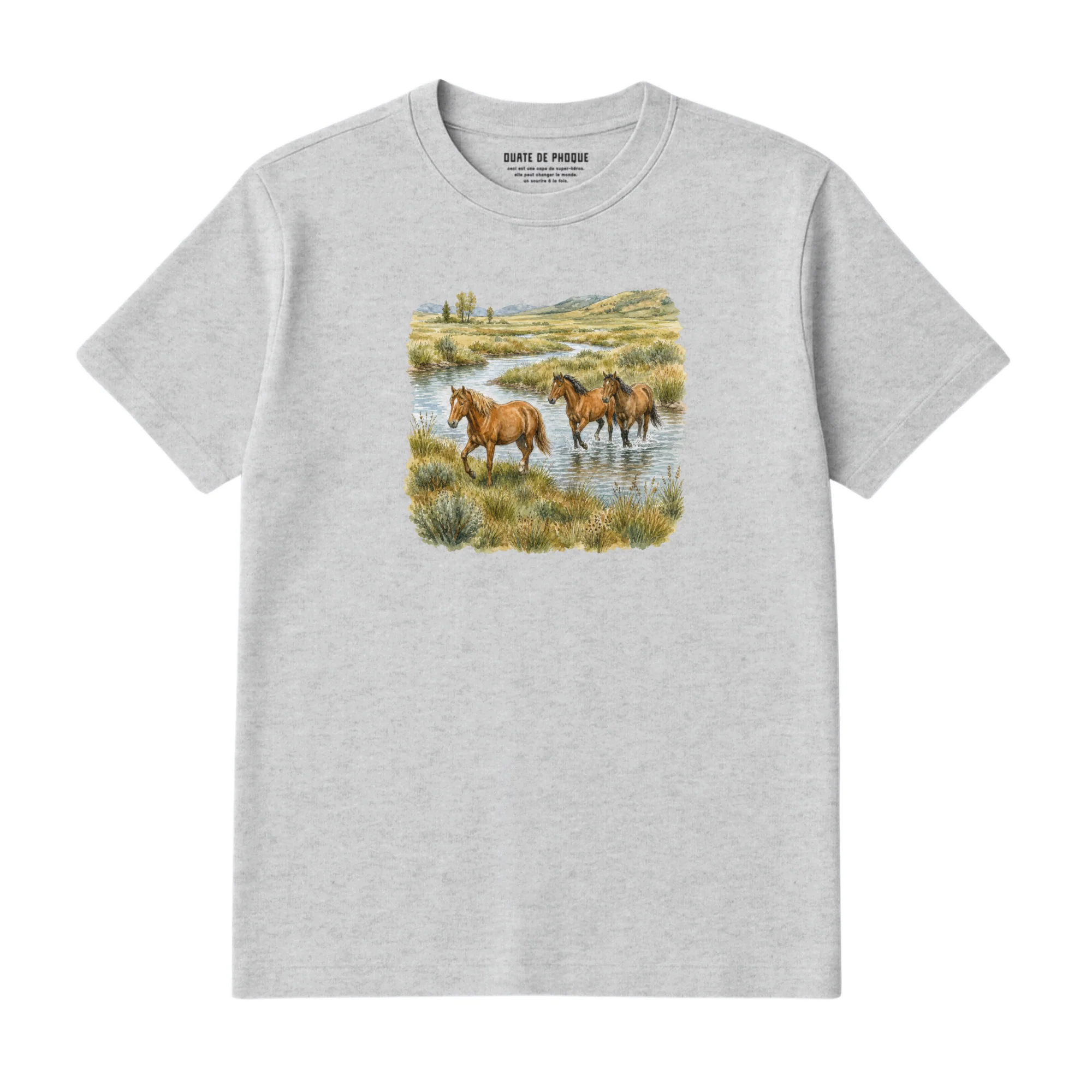 T-Shirt Chevaux Vintage