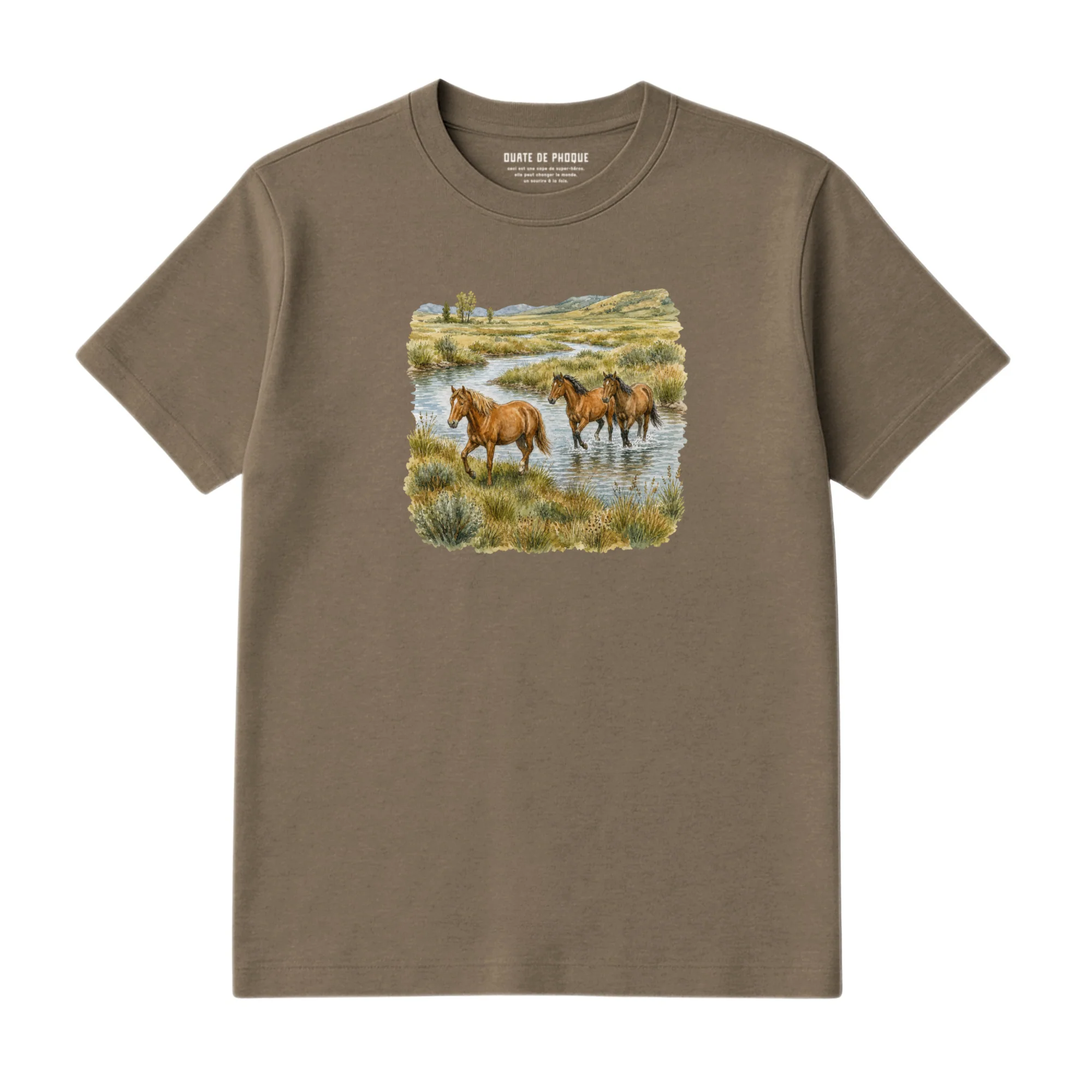 T-Shirt Chevaux Vintage - Image 2