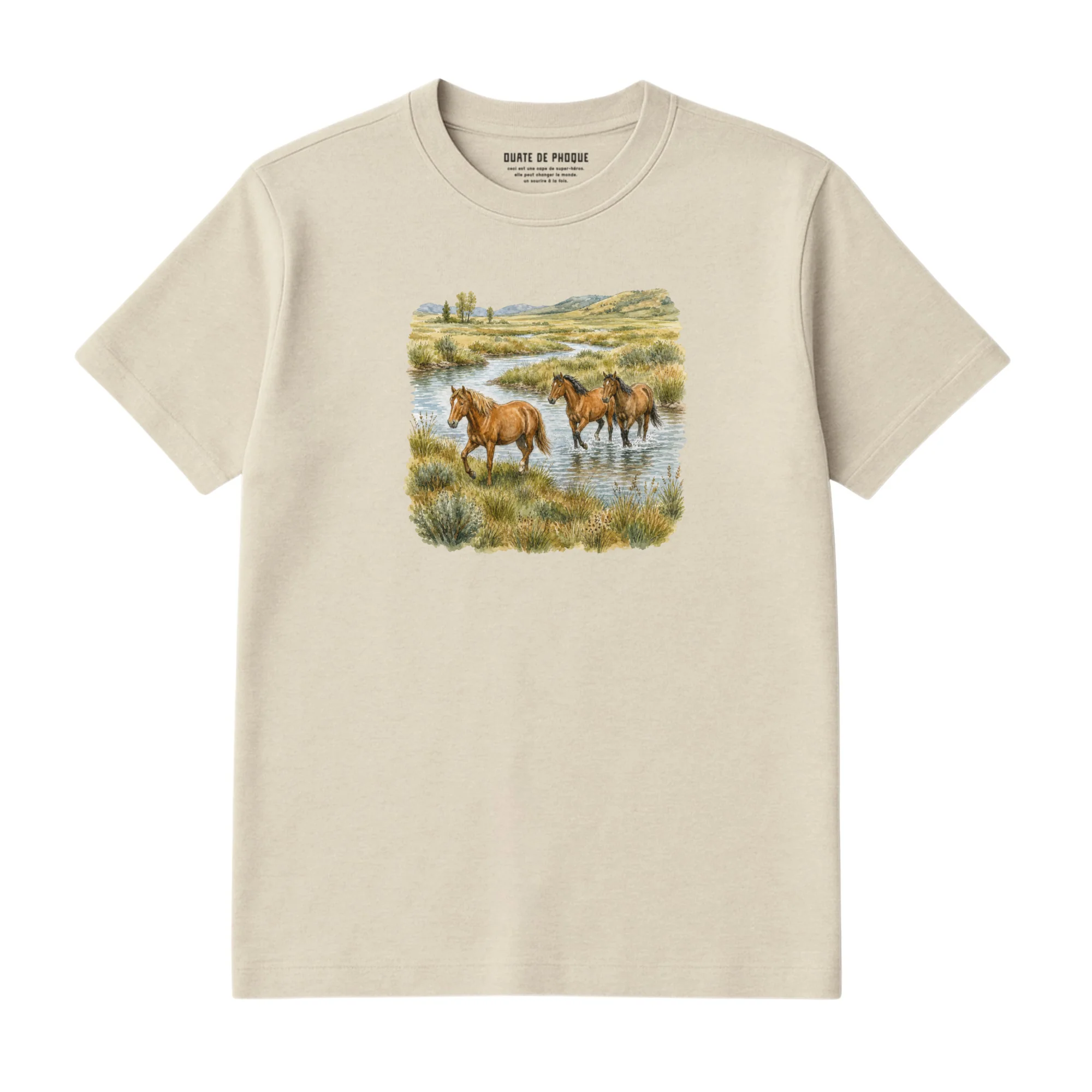 T-Shirt Chevaux Vintage - Image 3