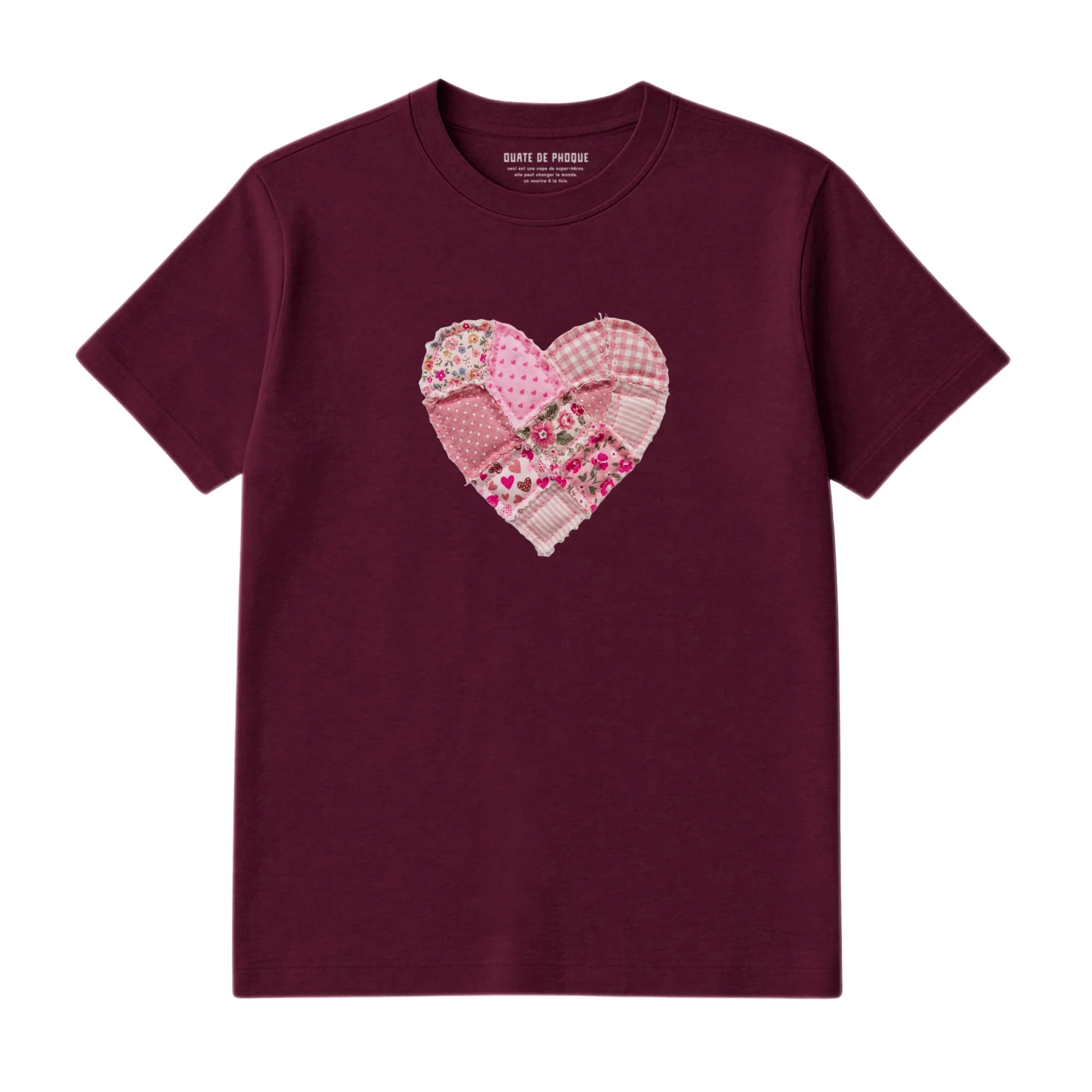 T-Shirt Coeur Effet Patch - Image 3