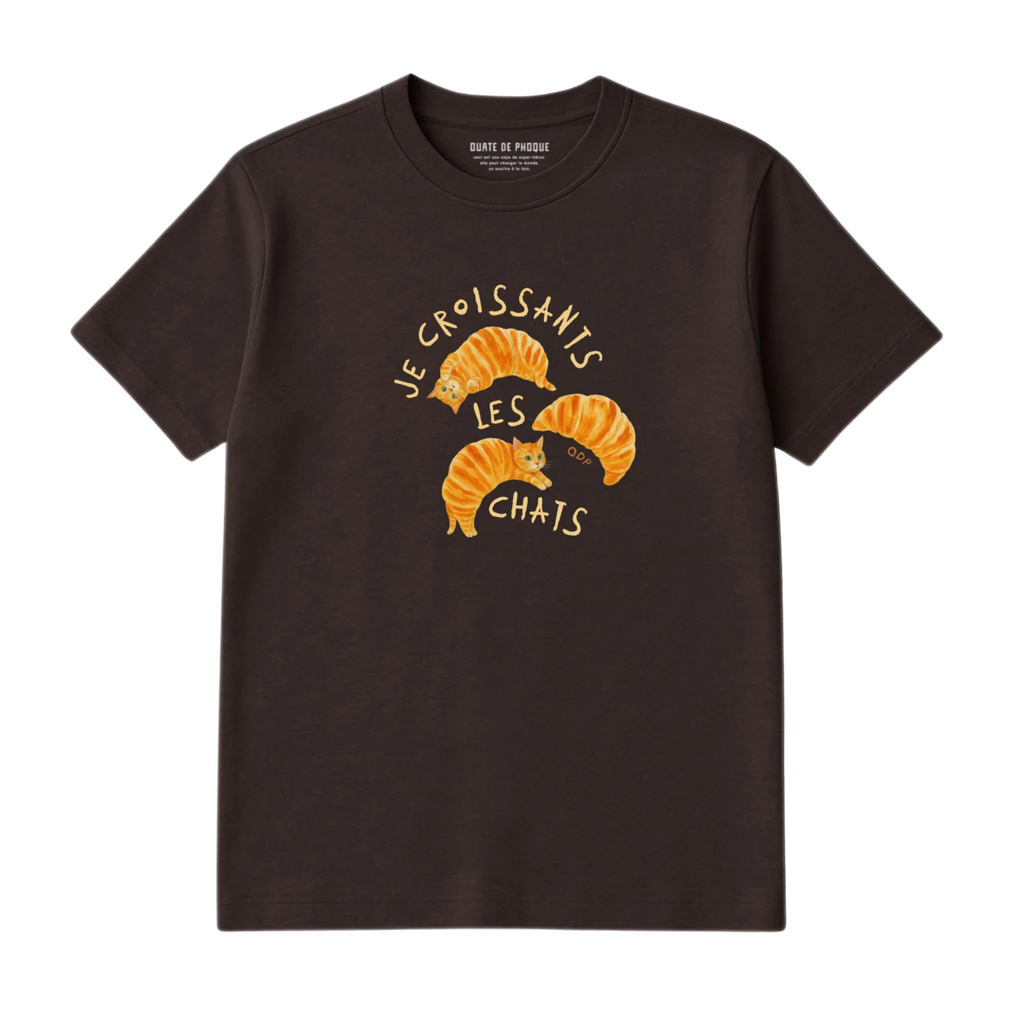 T-Shirt Croissants Chats - Image 2
