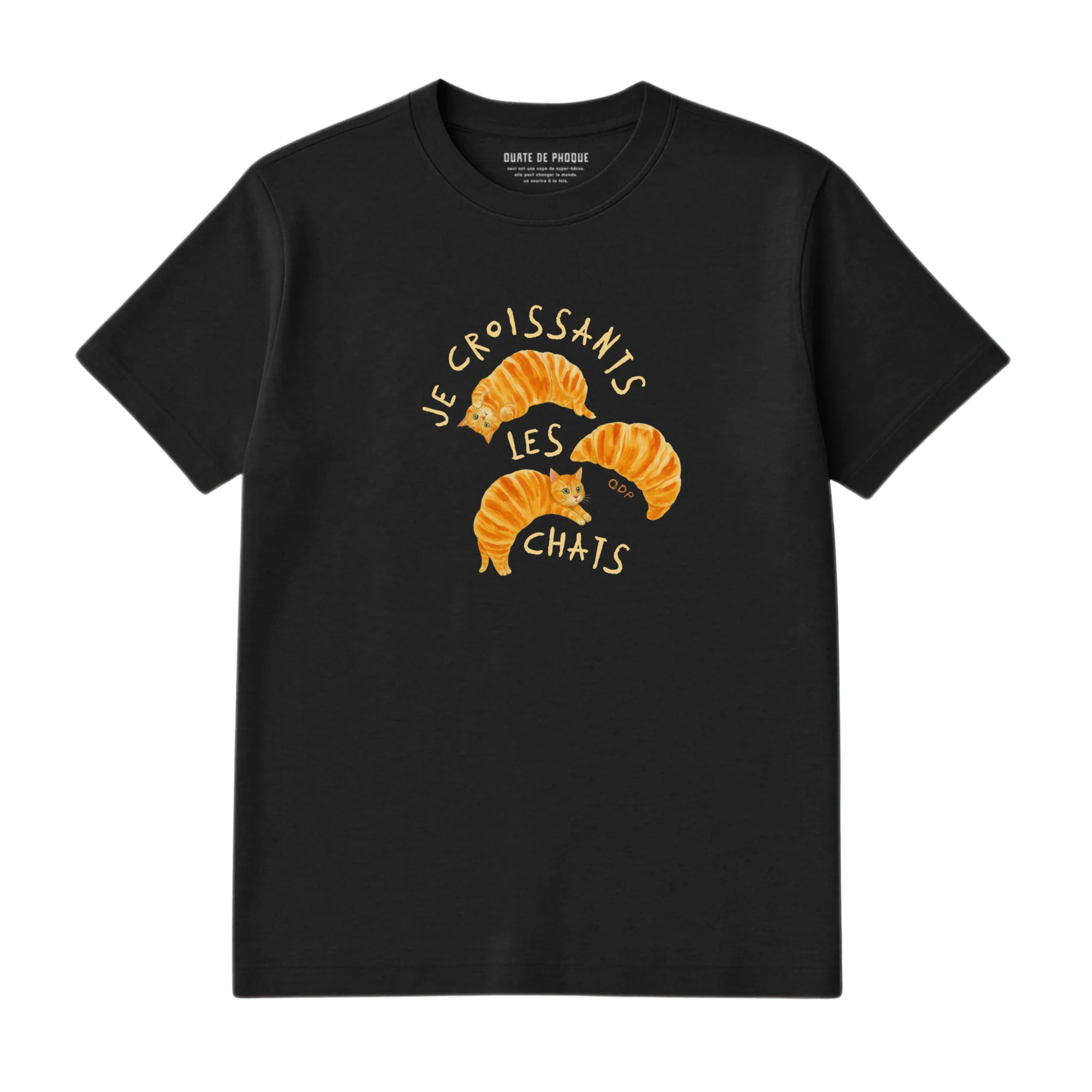 T-Shirt Croissants Chats - Image 3