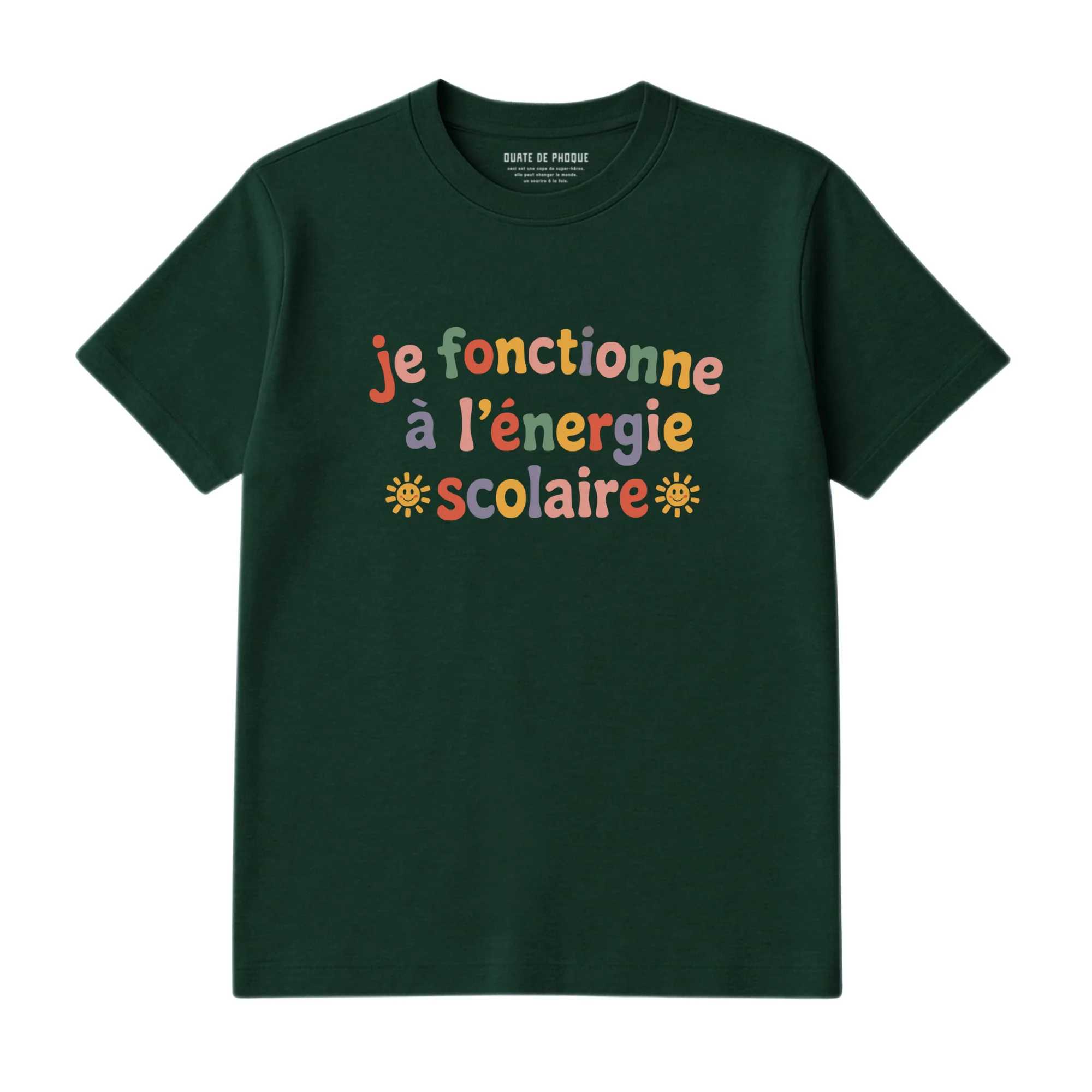 T-Shirt Énergie Scolaire - Image 2