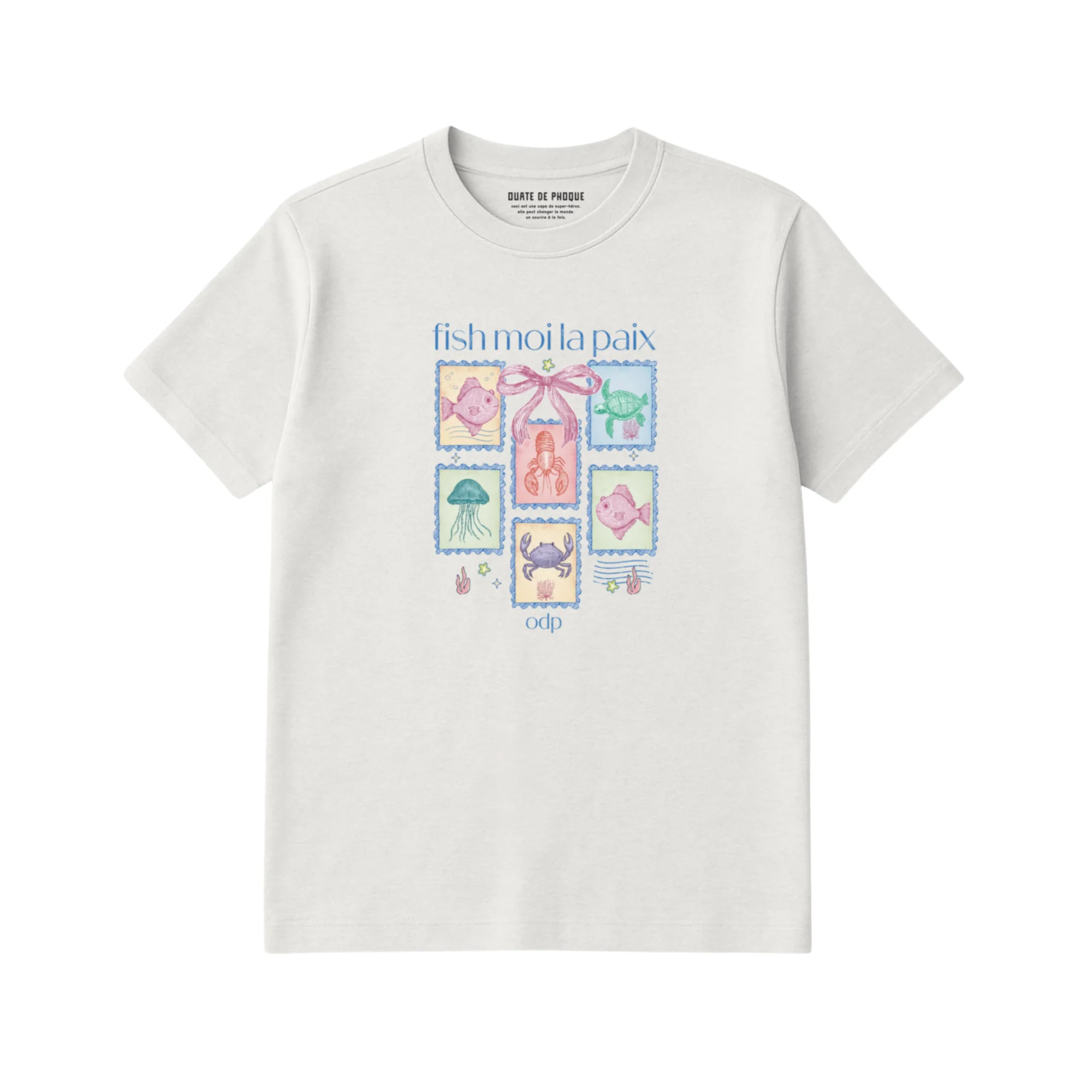 T-Shirt Fish Moi La Paix - Enfant - Image 2