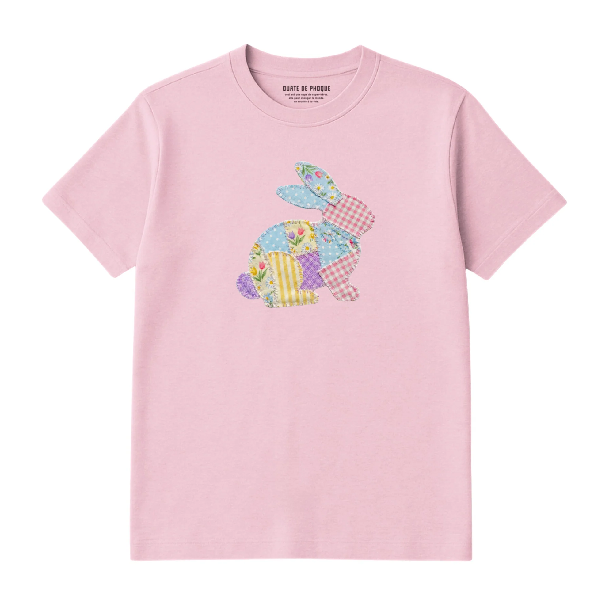 T-Shirt Lapin Effet Patch - Image 2