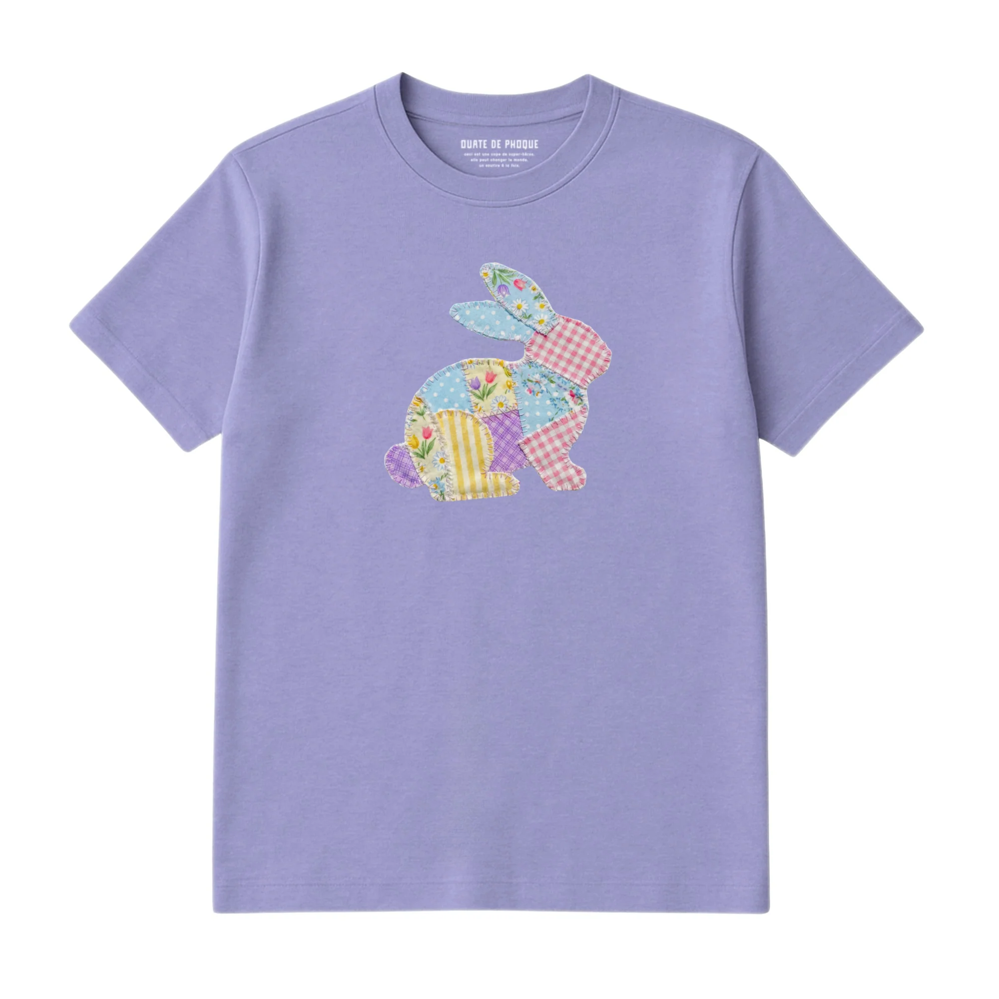 T-Shirt Lapin Effet Patch - Image 3