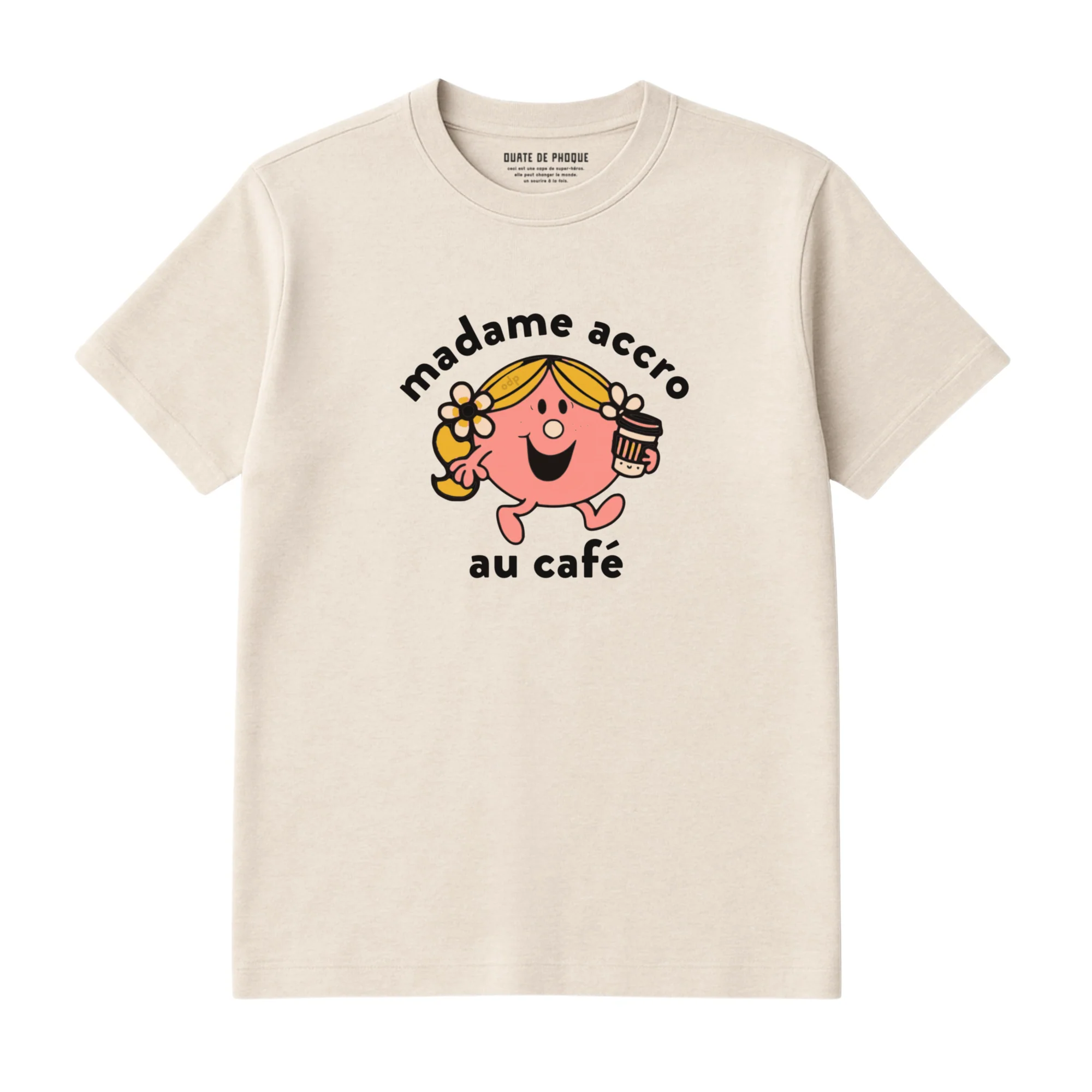 T-Shirt Madame Accro Au Café
