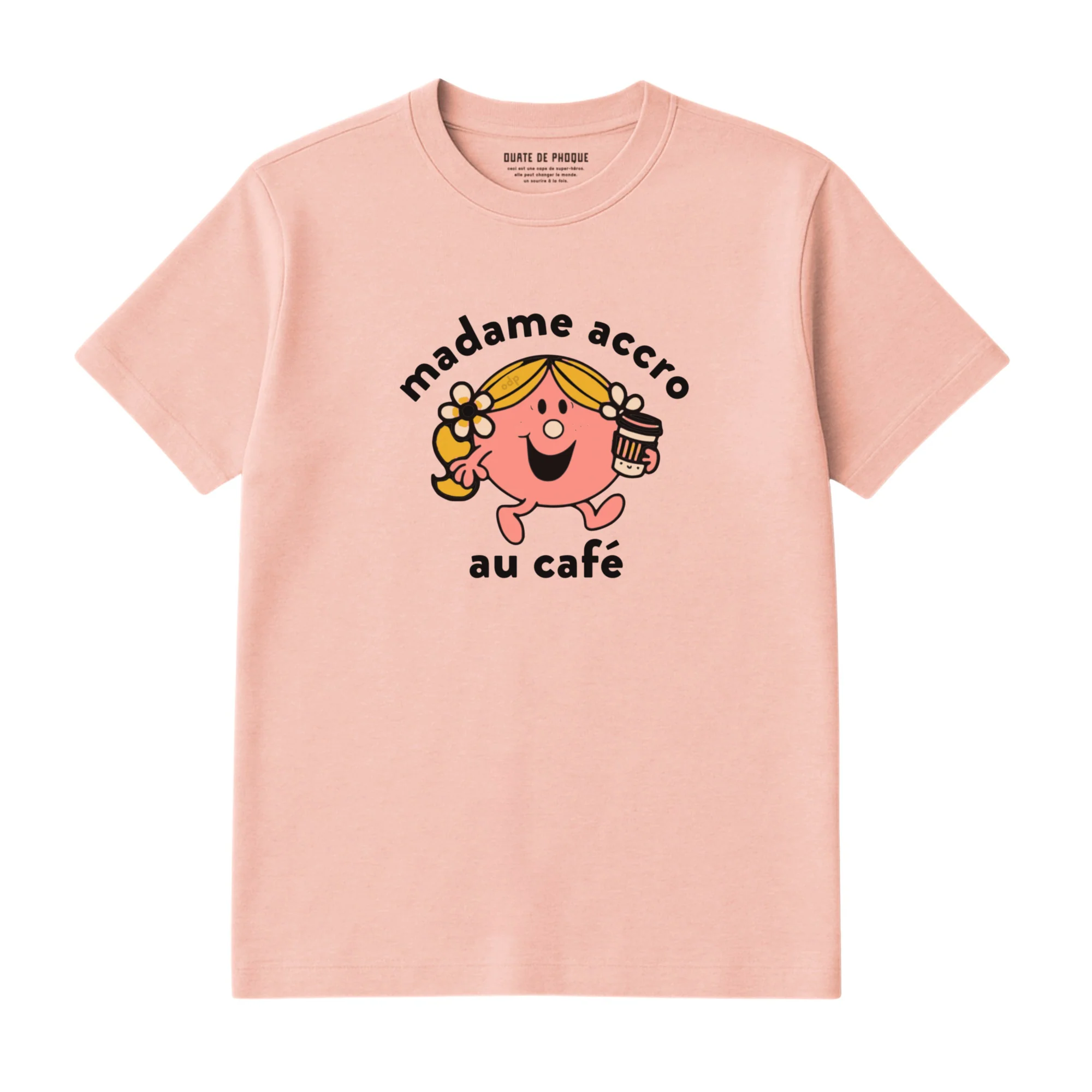 T-Shirt Madame Accro Au Café - Image 2