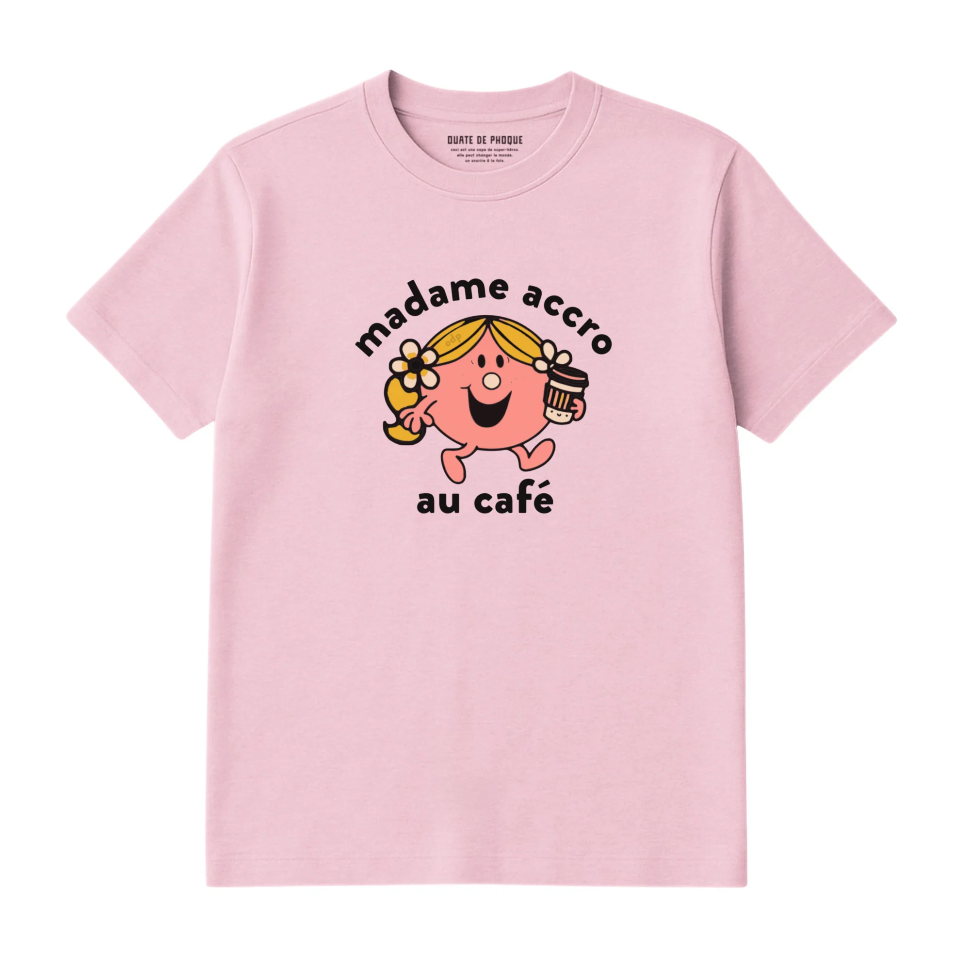 T-Shirt Madame Accro Au Café - Image 3
