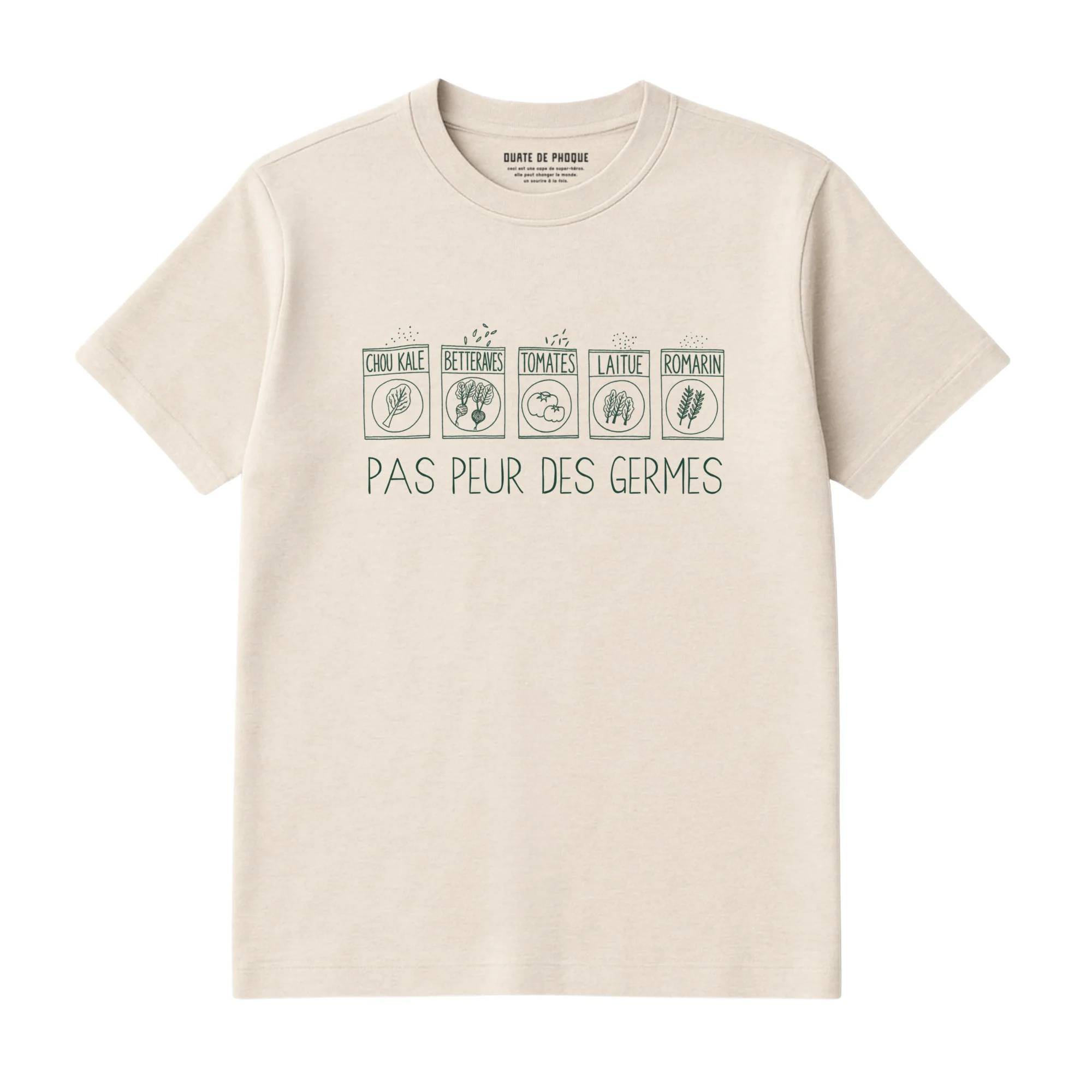T-Shirt Pas Peur Des Germes - Image 2