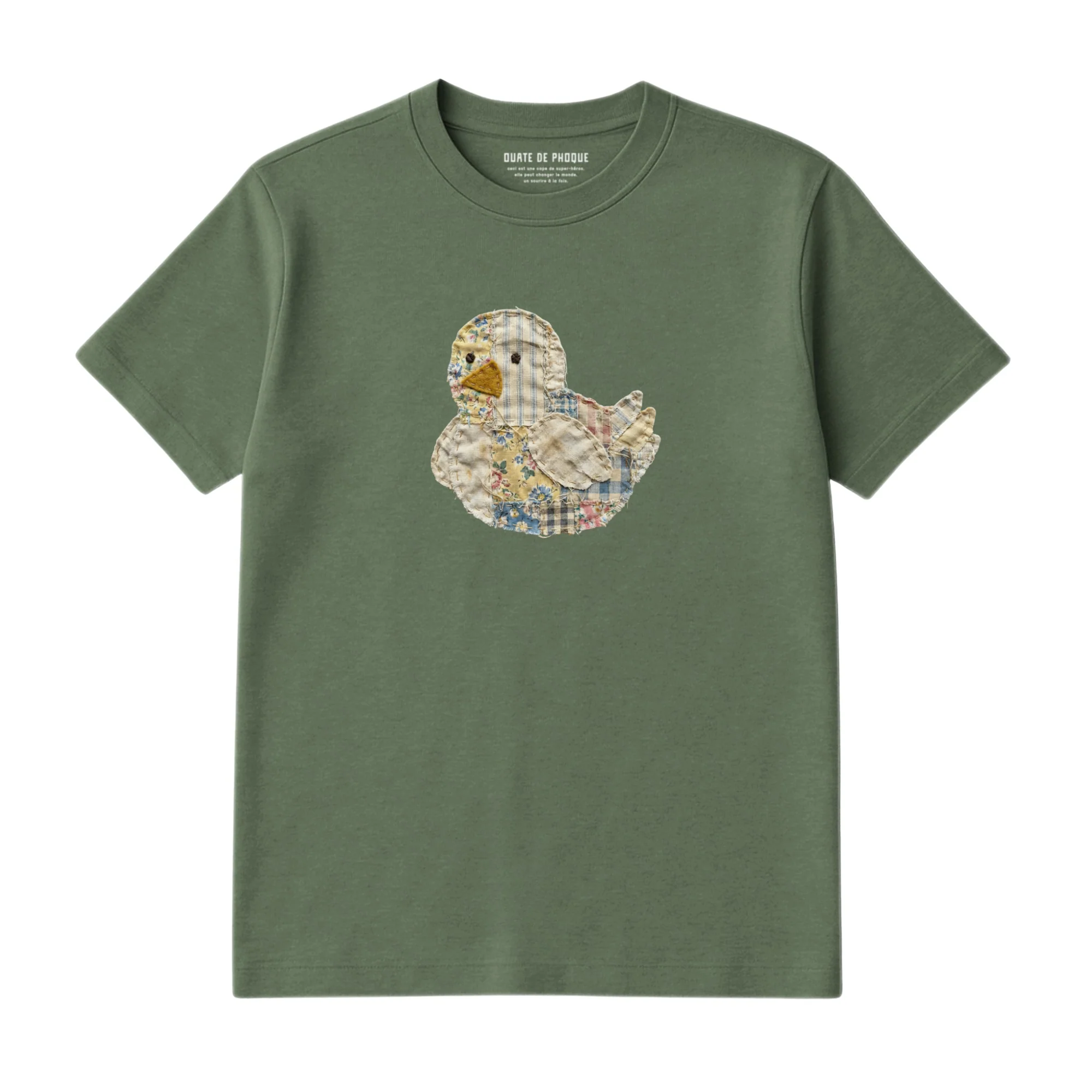 T-Shirt Poussin Effet Patch - Image 2