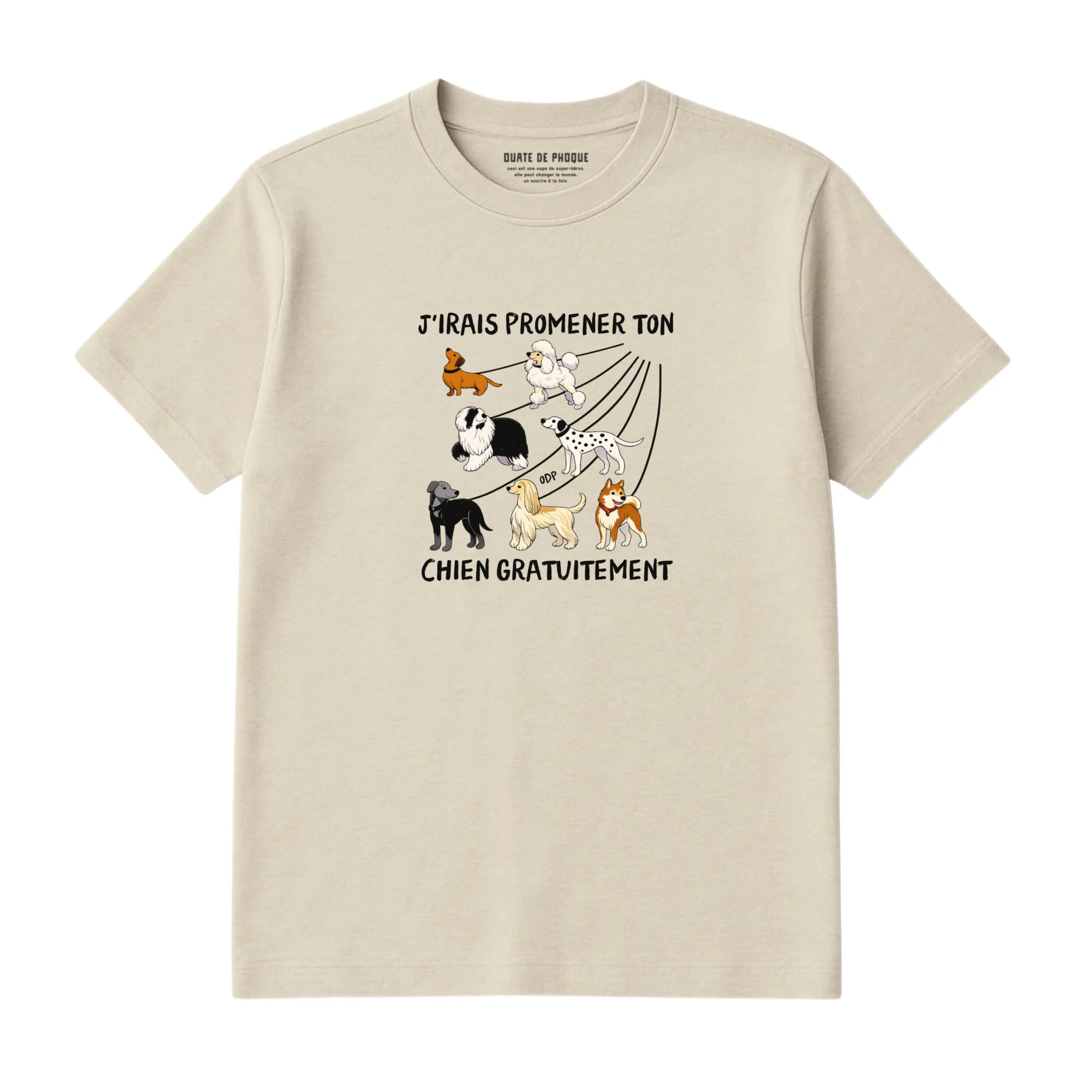 T-Shirt Promener Ton Chien - Image 2
