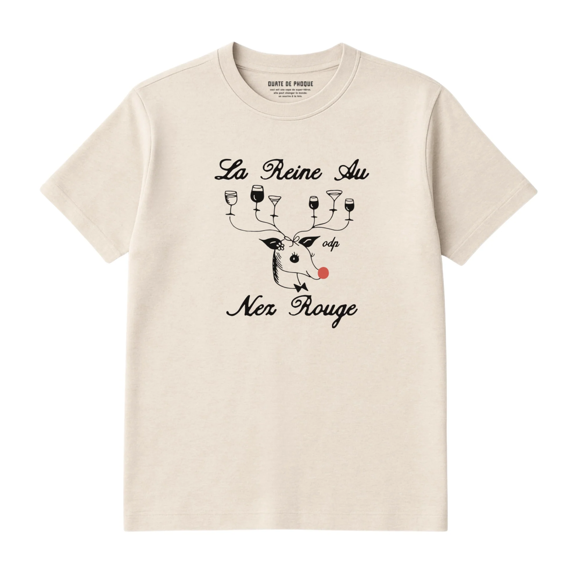 T-Shirt Reine Au Nez Rouge - Image 2