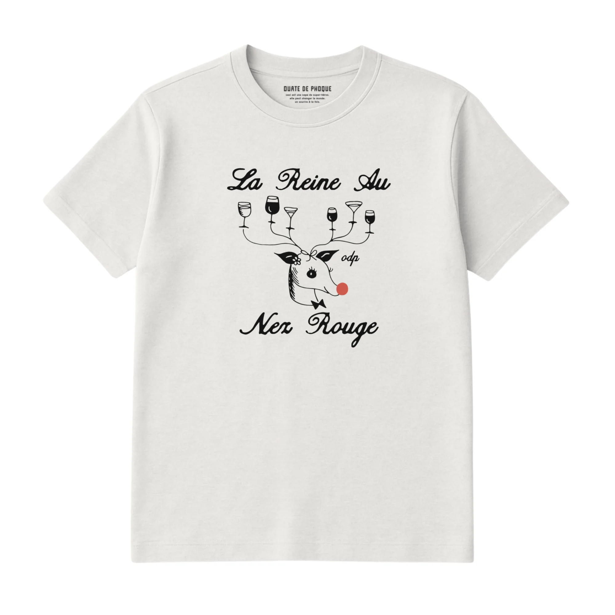 T-Shirt Reine Au Nez Rouge - Image 3